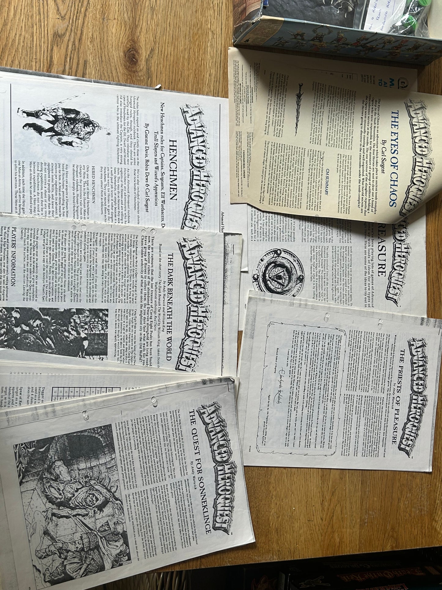 Advanced Heroquest Board Game complete