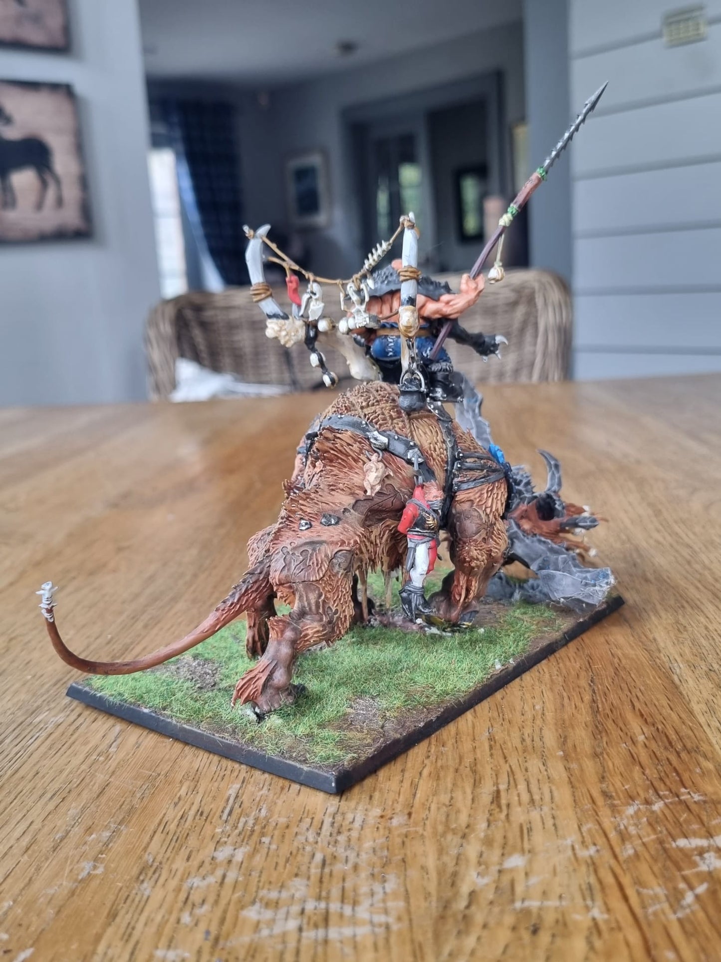 Warhammer fantasy Huskard on Stonehorn