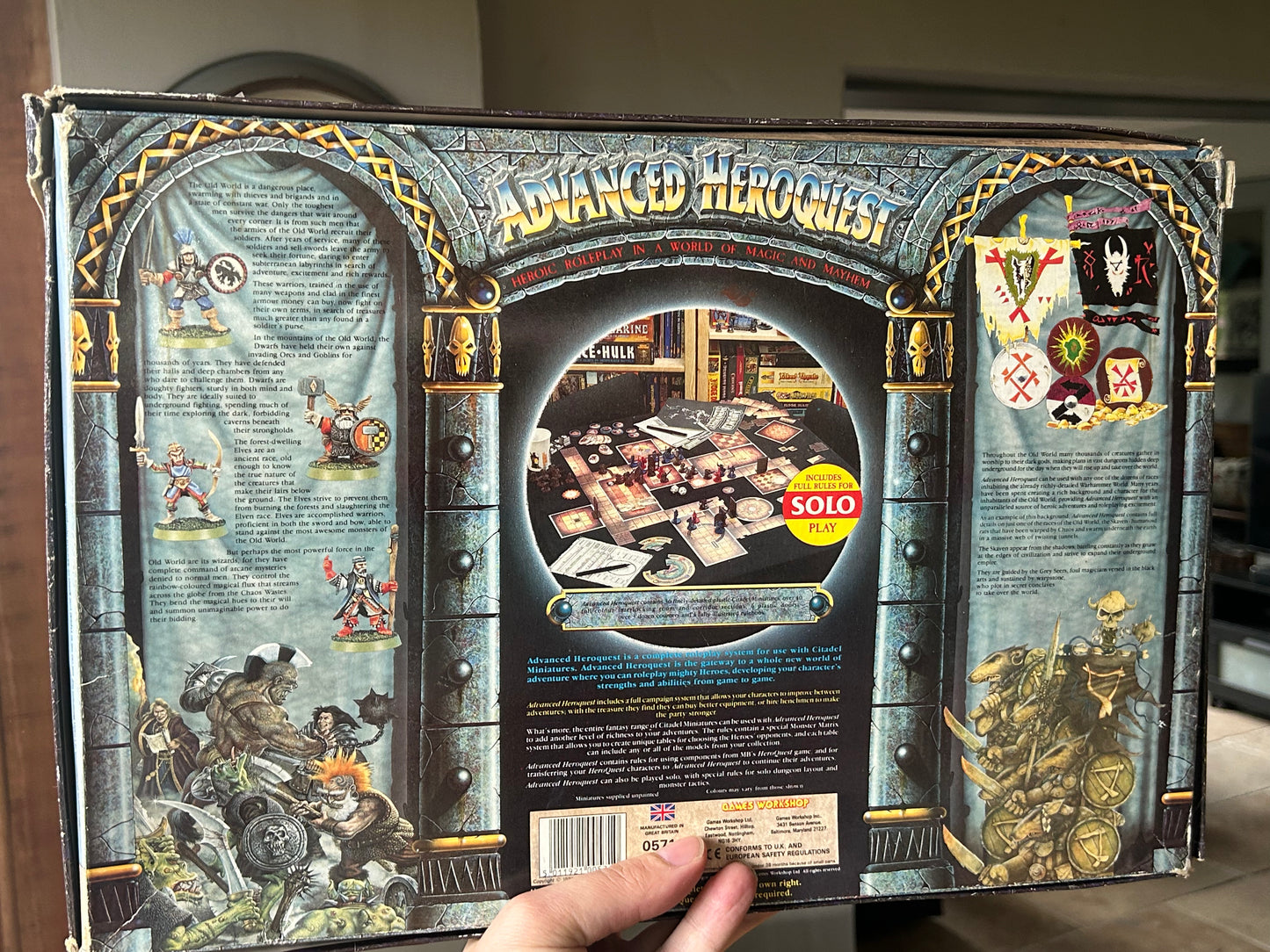 Advanced Heroquest Board Game complete