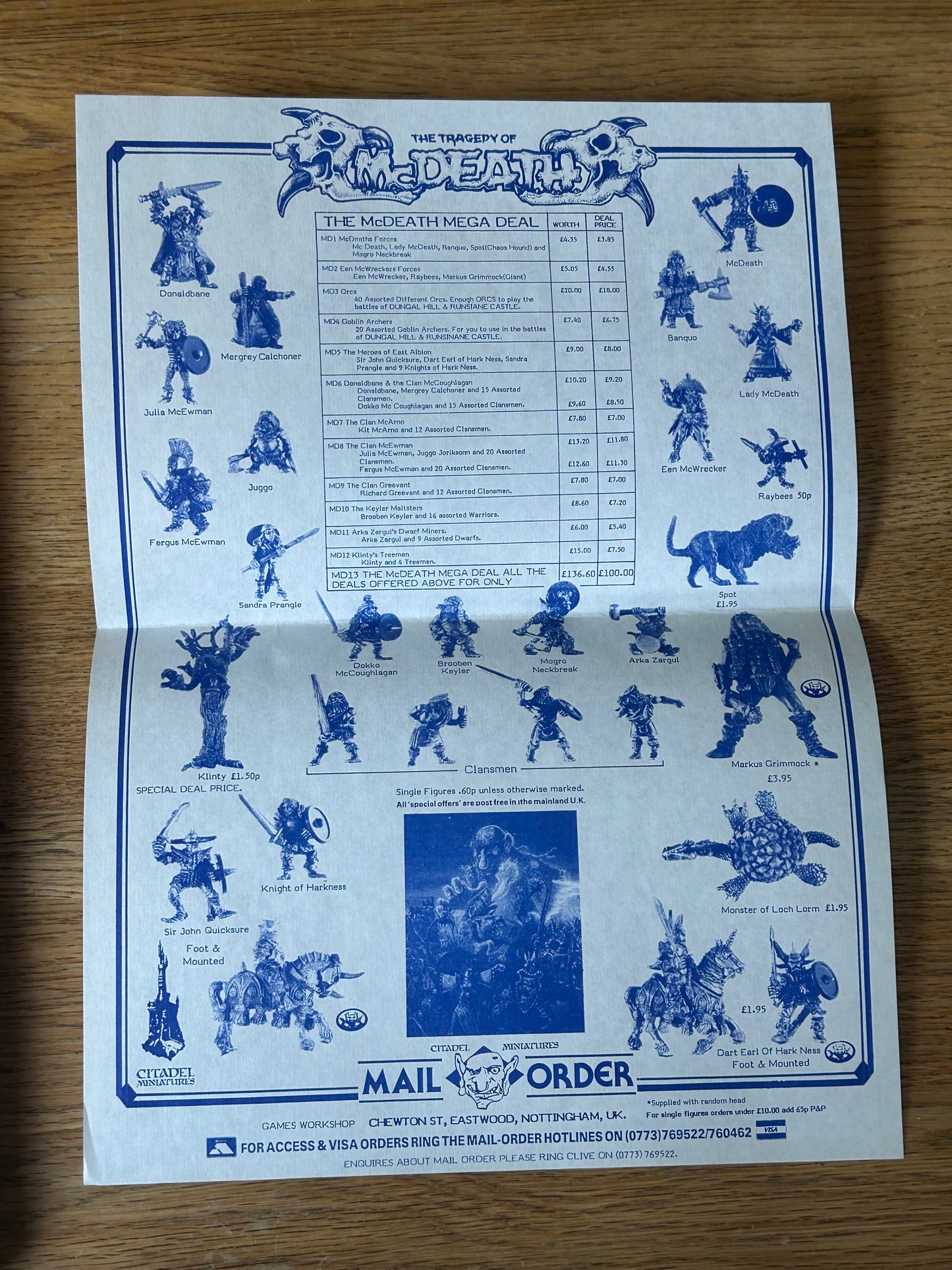 The Tragedy Of Mcdeath Warhammer Scenario Pack Games Workshop (incomplete but mostly there )
