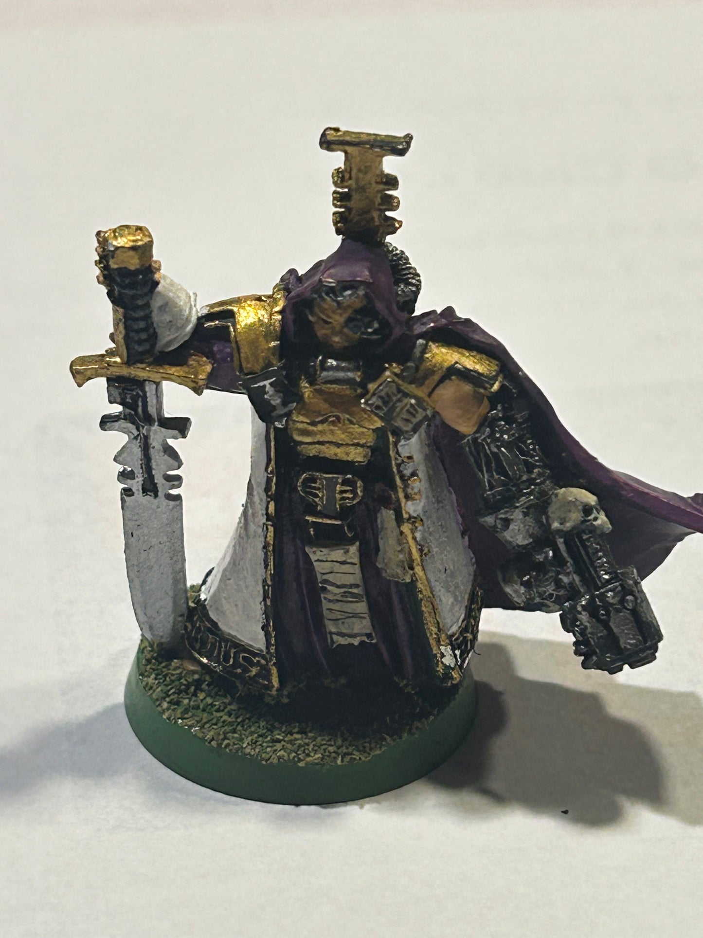 Warhammer 40k Inquisition daemon hunter with combi weapon metal
