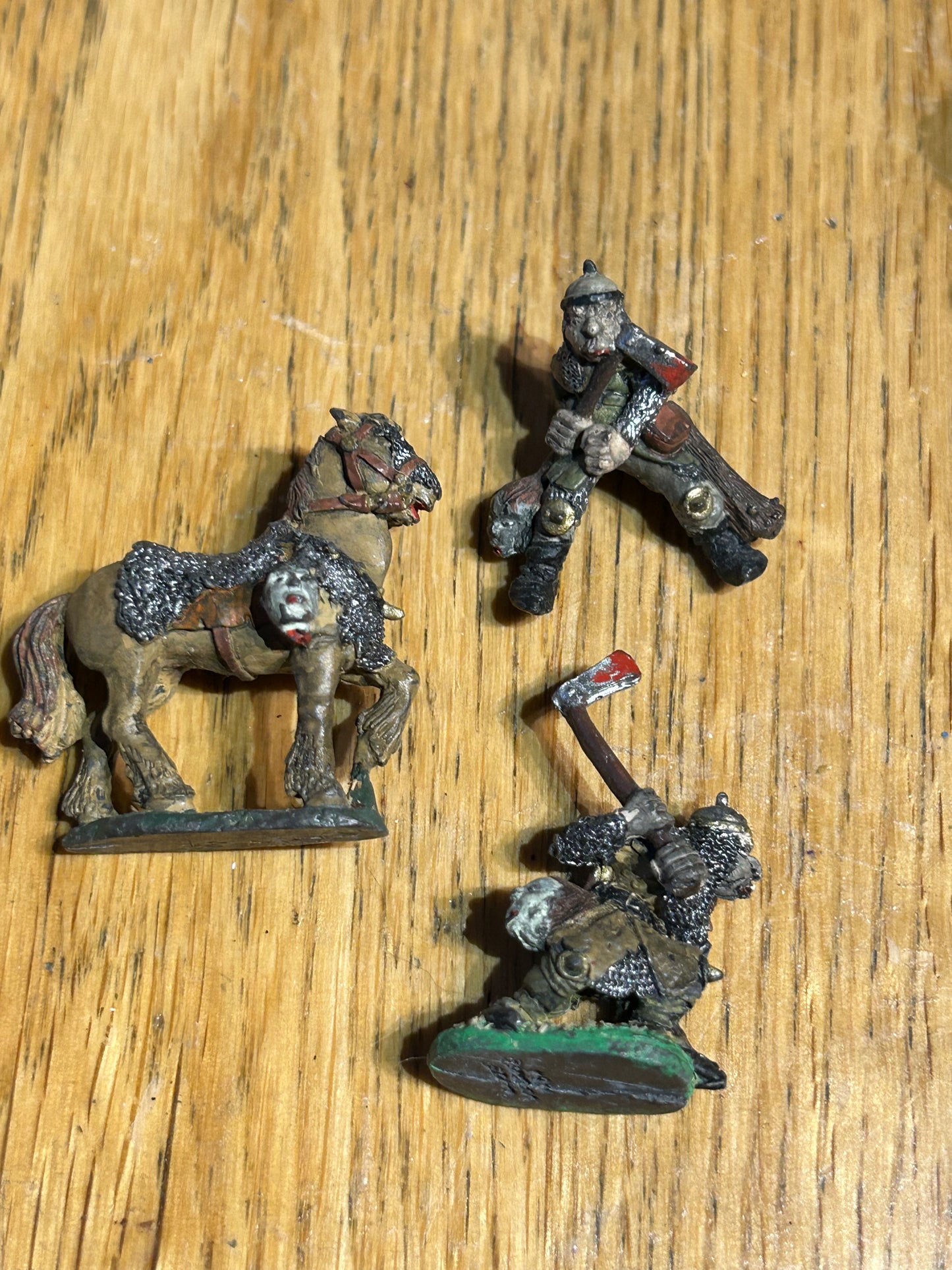 D&D AD&D C33 Mounted and on foot HALF ORC HERO Fantasy Adventurers from 1984 Citadel 19951