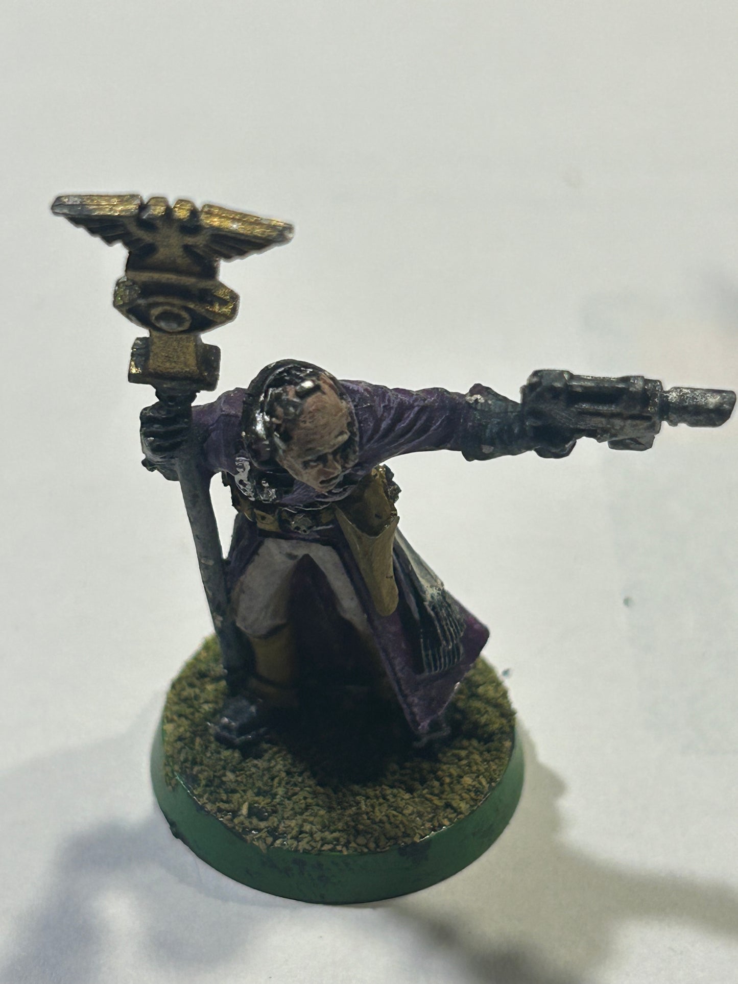 Sanctioned Wyrdvane Psyker las pistol Metal Imperial Guard warhammer 40k