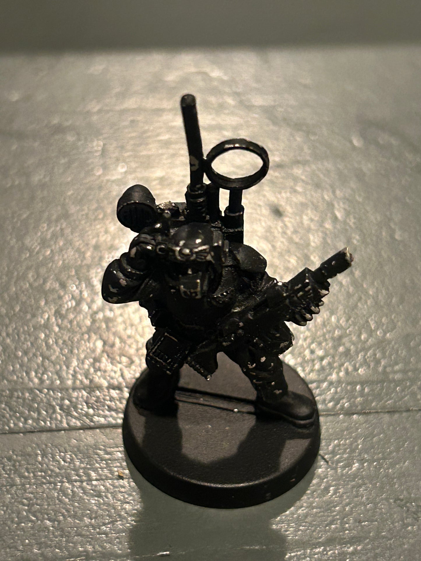 Warhammer 40k Imperial Guard Cadian Vox Caster metal