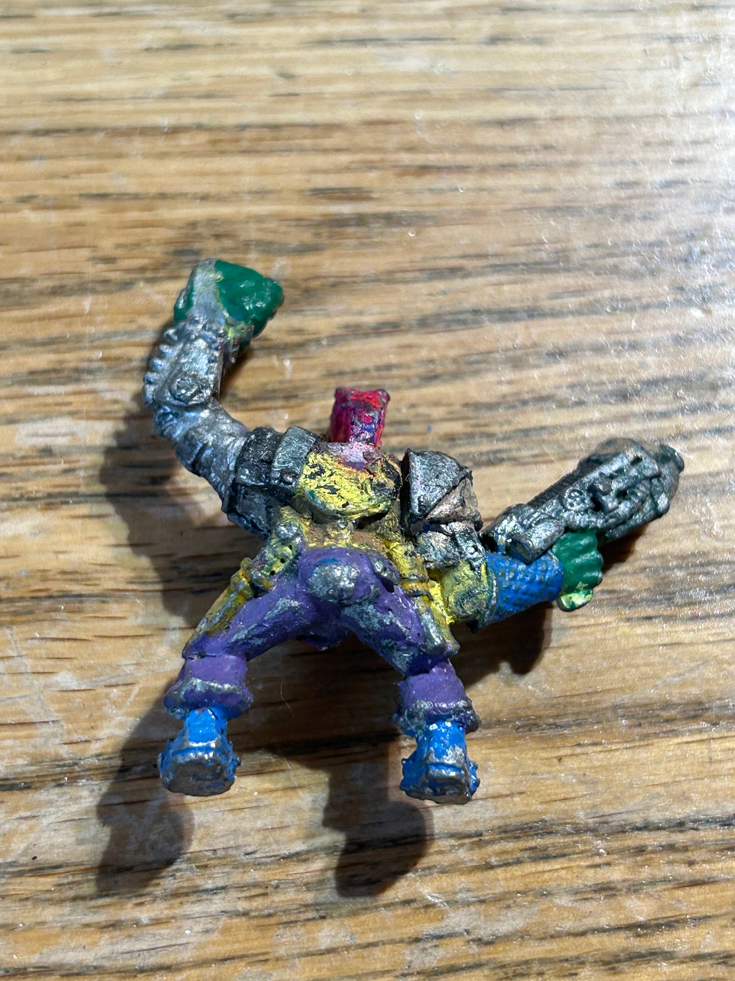 Warhammer 40k - Orks, Classic Rogue Trader, warbike Ork Nob (no bike)