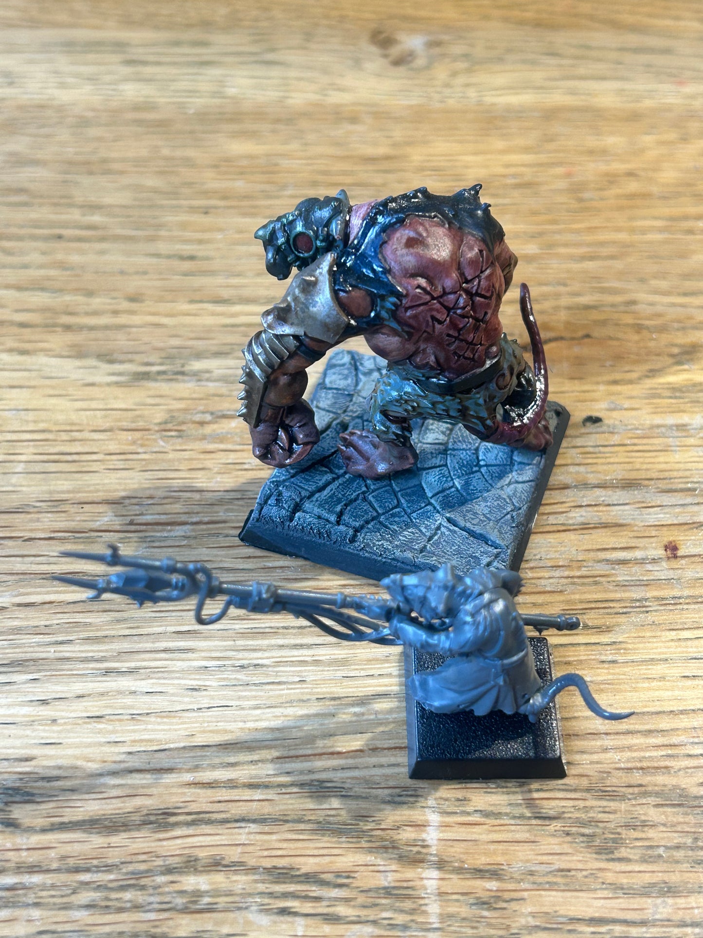 Island of Blood Rat Ogre and Handler Skaven Plastic