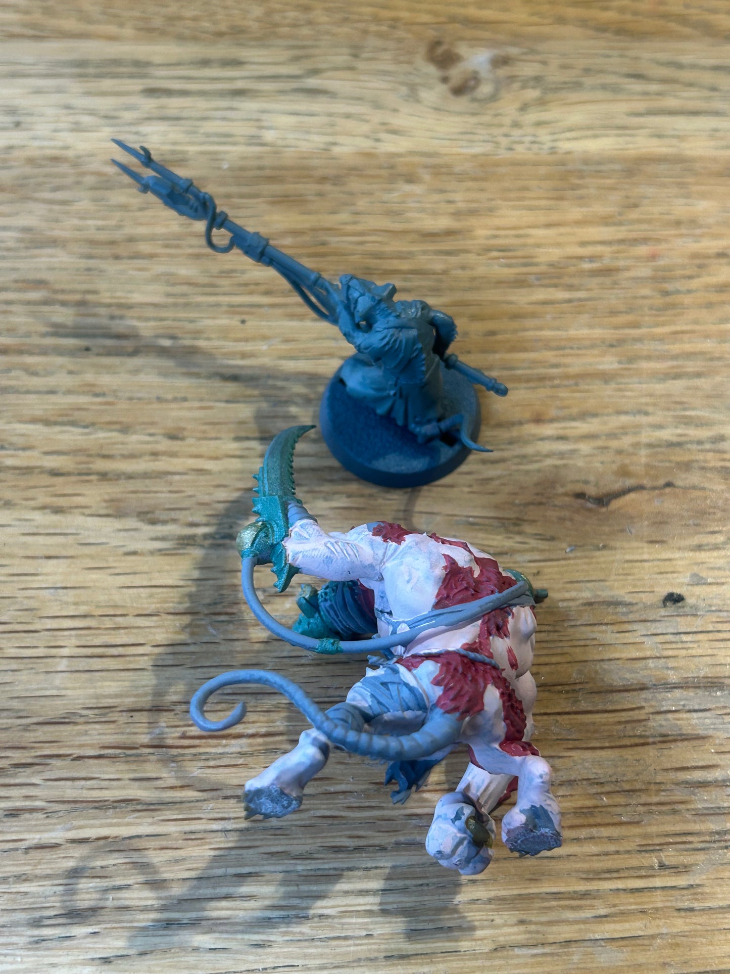 Island of Blood Rat Ogre and Handler Skaven Plastic