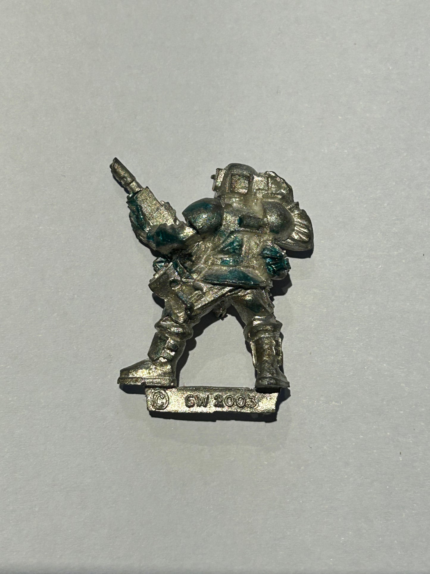 Warhammer 40k Imperial Guard Cadian Vox Caster metal