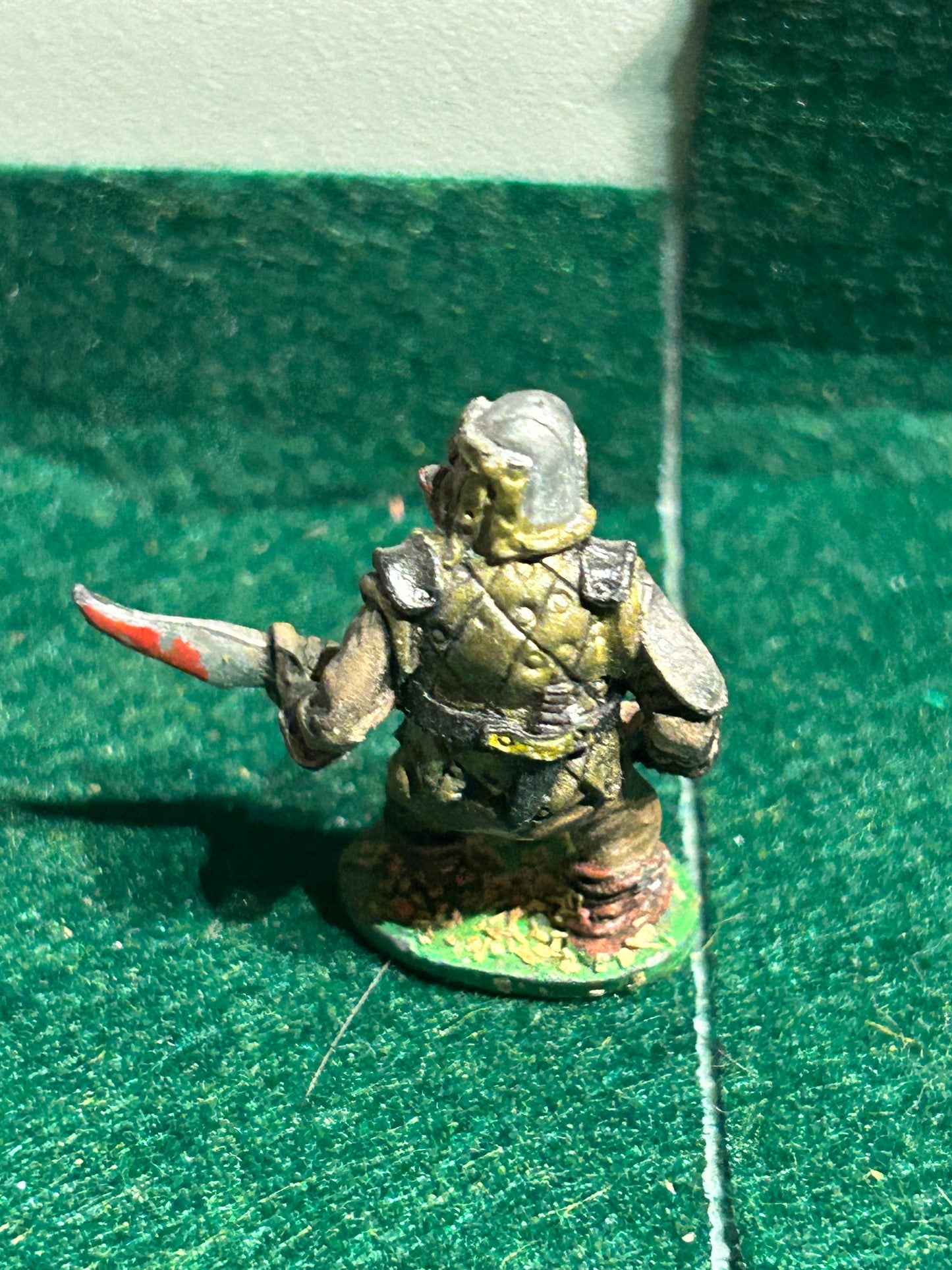 Warhammer fantasy orcs chronicle orc with polearm