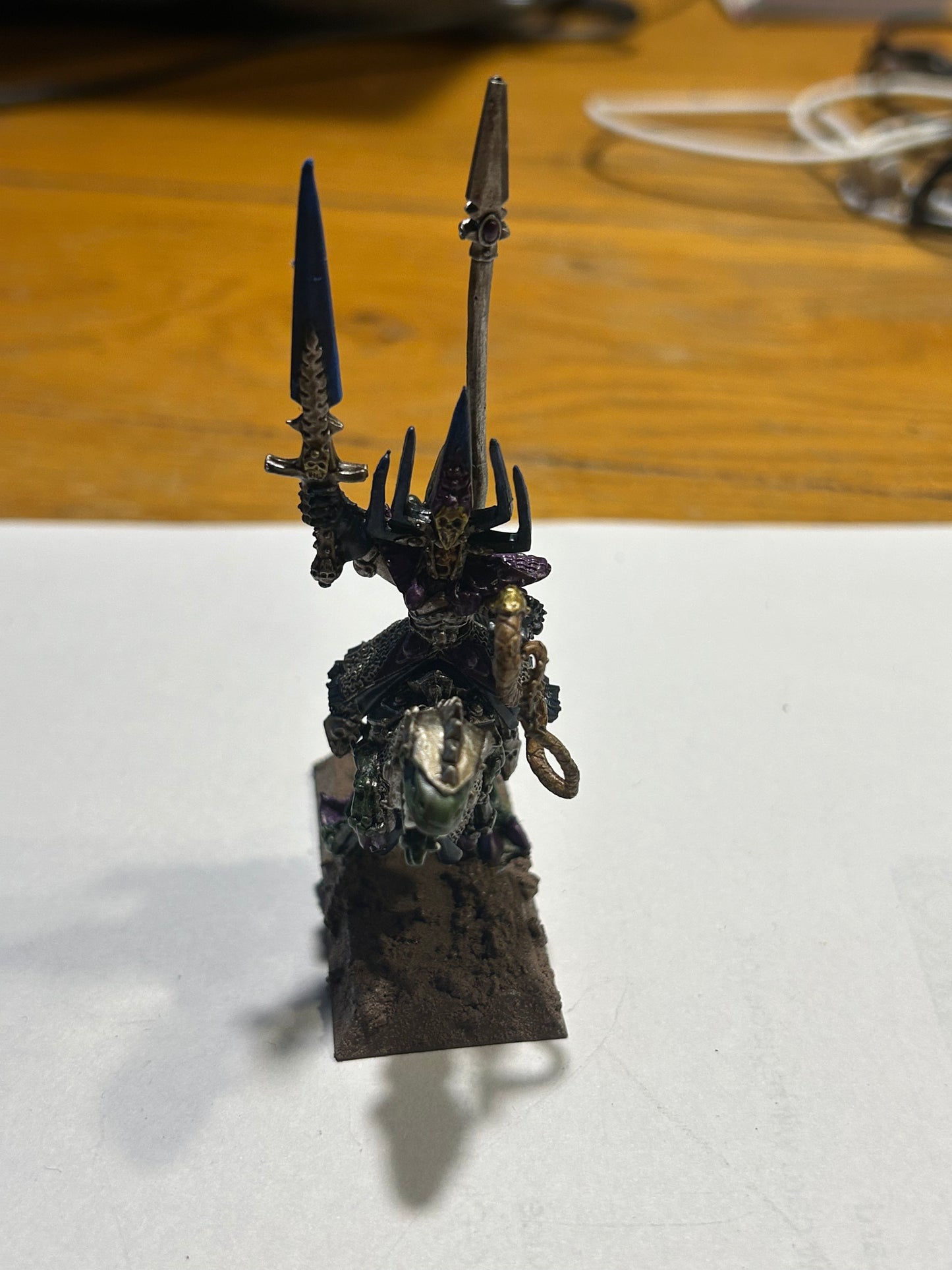 Dark Elves metal DARK ELF - beastlord Rakarth on cold one