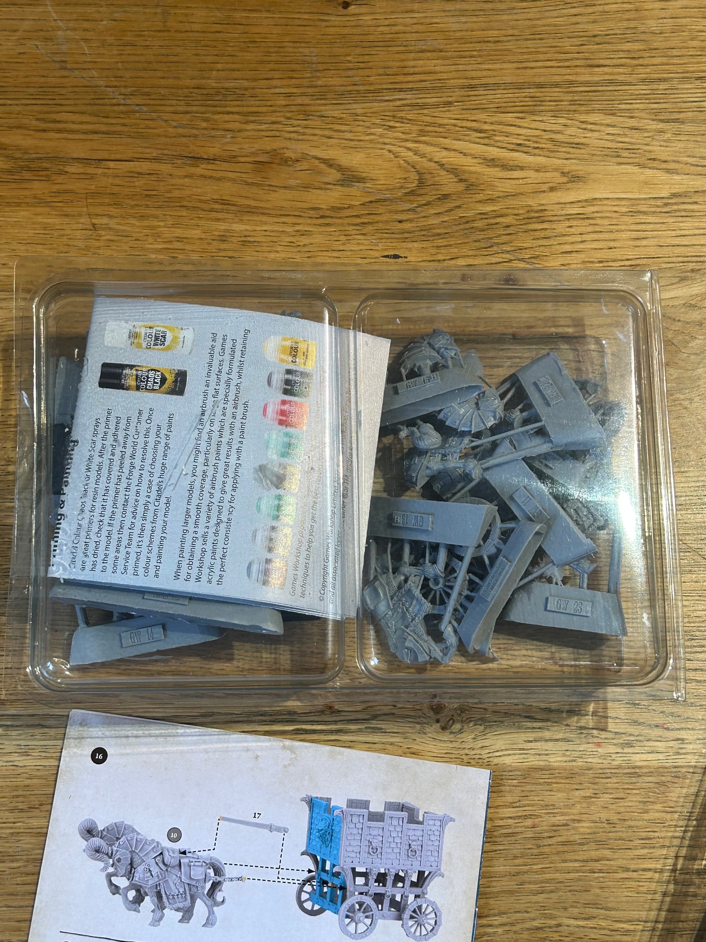 GamesWorkshop Warhammer The Old World Empire of Man War Wagon Forgeworld NIB New (box has a little wear as I spilt water on it)