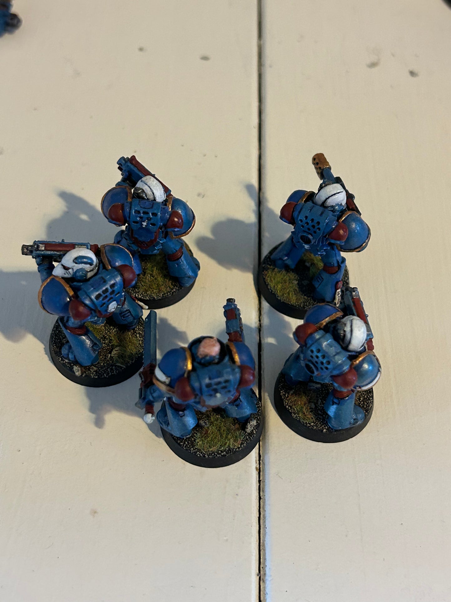 Warhammer 40k space marine plastic half tactical squad