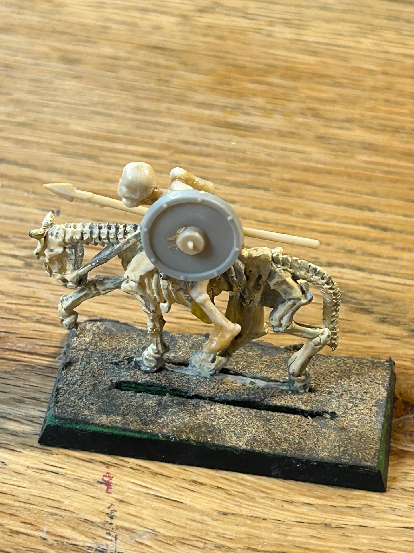 Warhammer fantasy c21 skeletal horse undead (plastic rider)
