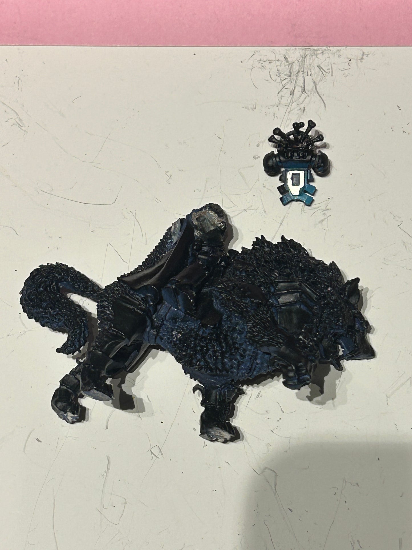 Canis Wolfborn Space Wolves Warhammer 40,000 Games Workshop Citadel (missing his arms)