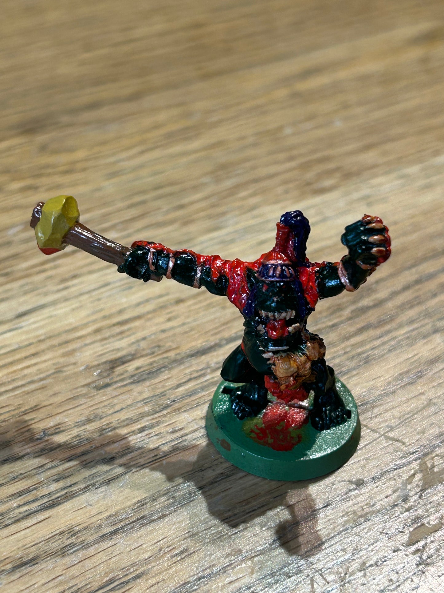 SAVAGE ORC CHIEF Metal Orcs Army Boss Warhammer fantasy 1990s