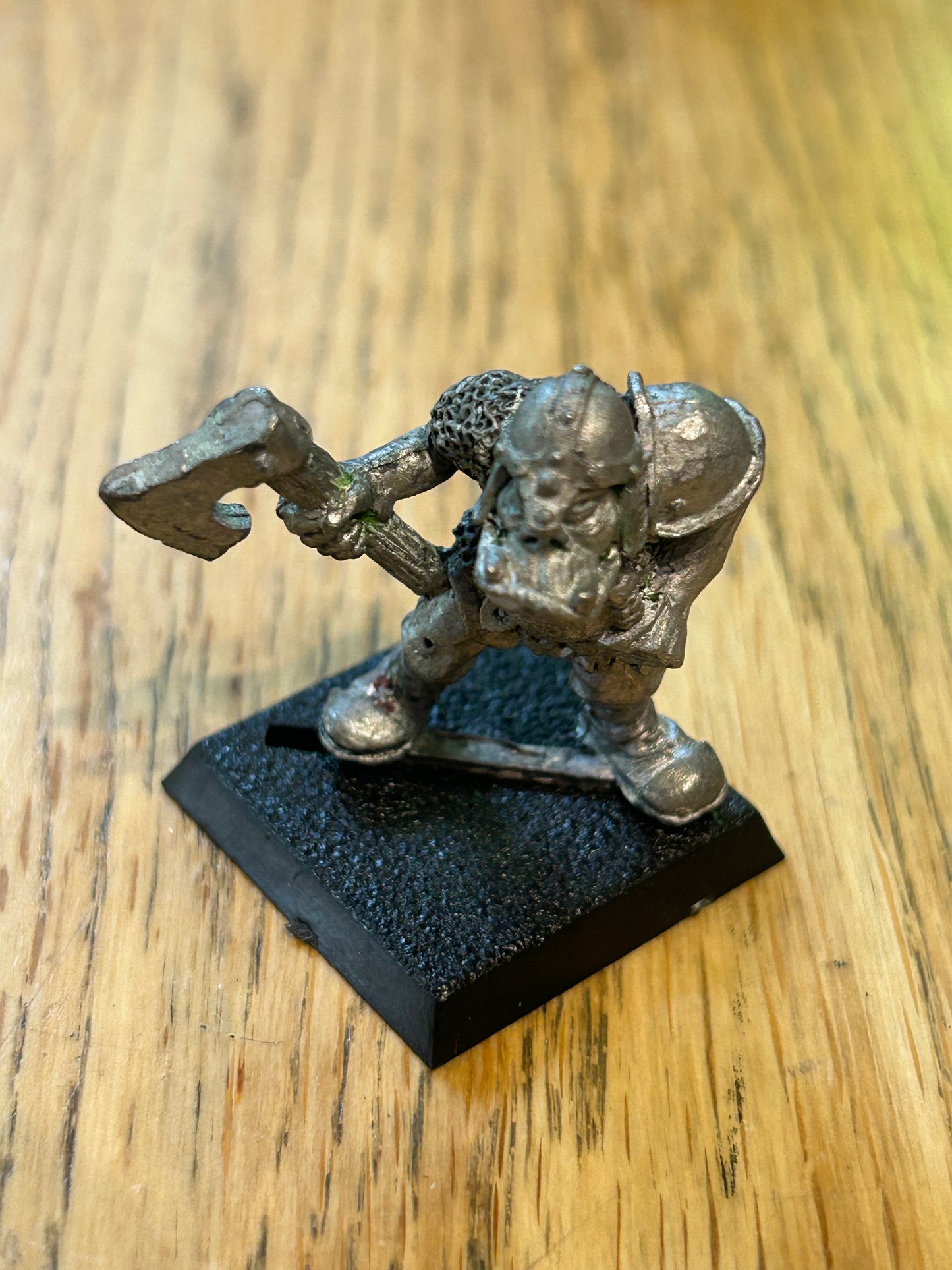 Citadel Warhammer Orc Champion DIRKSOD DWARF HATER - Games Workshop 1987