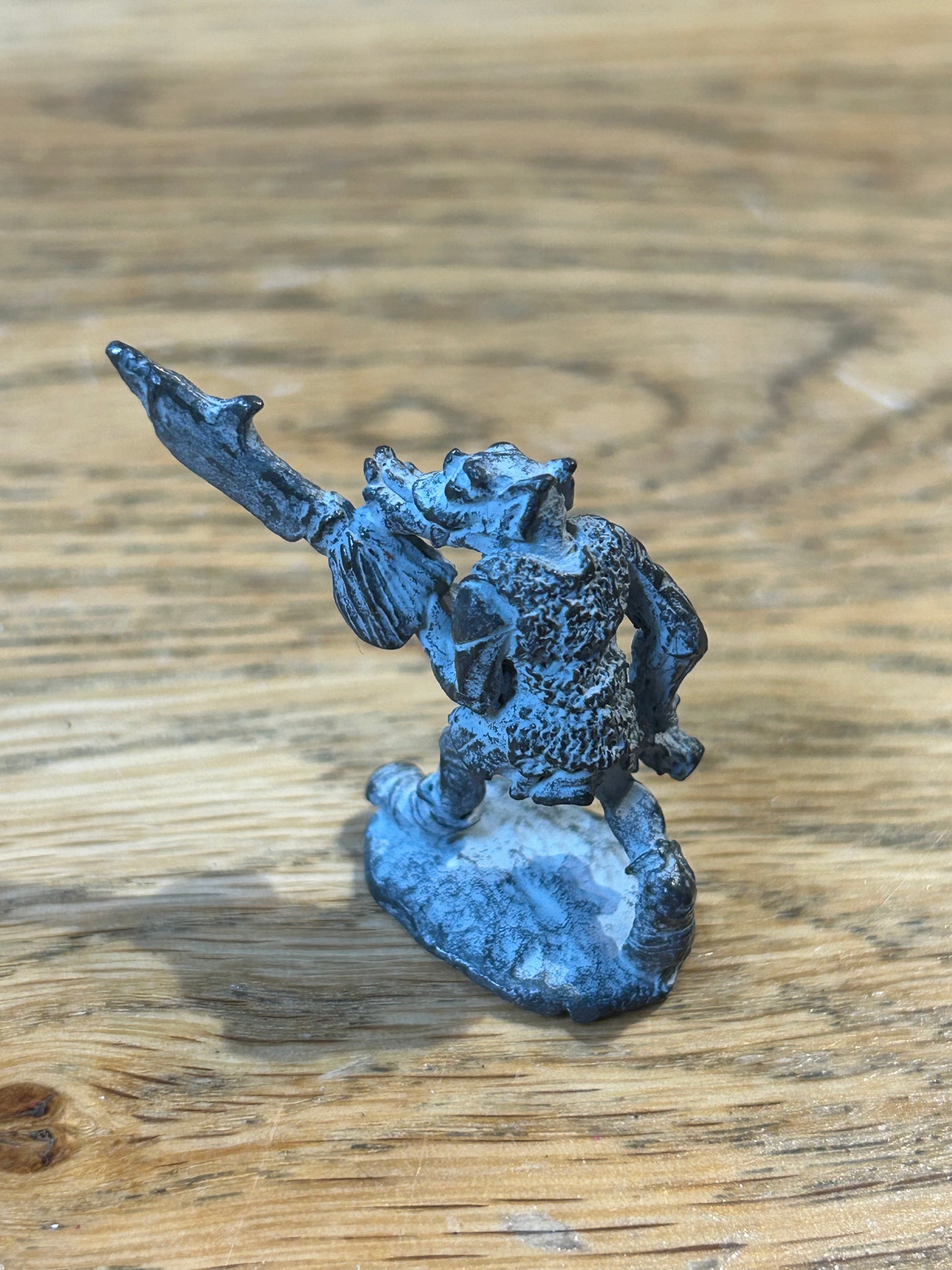Citadel - Pre Slotta - Warhammer - C16 Orc Warrior - with polearm 1984