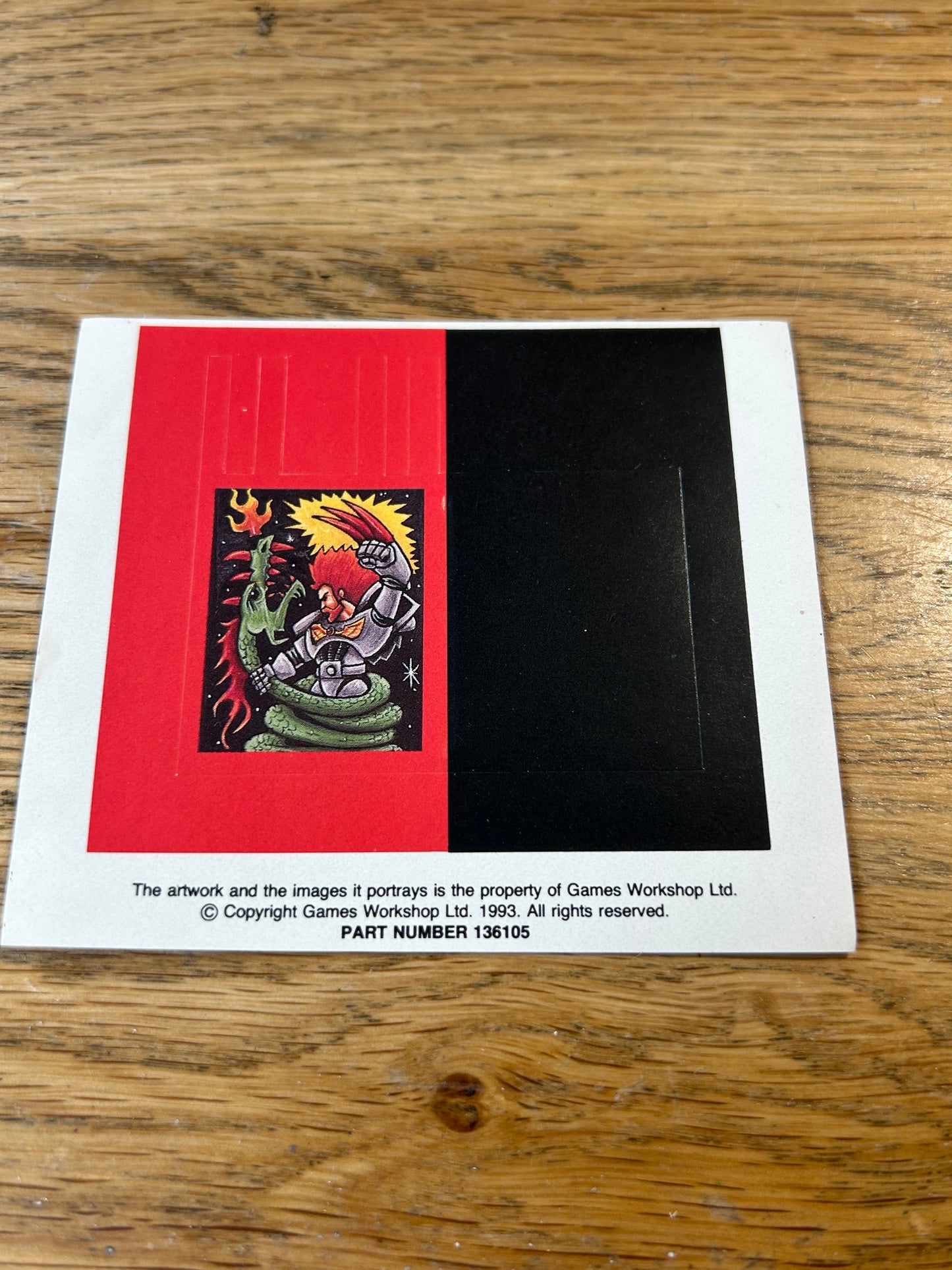 Vintage Warhammer 40K Space WOLVES Marine Banner