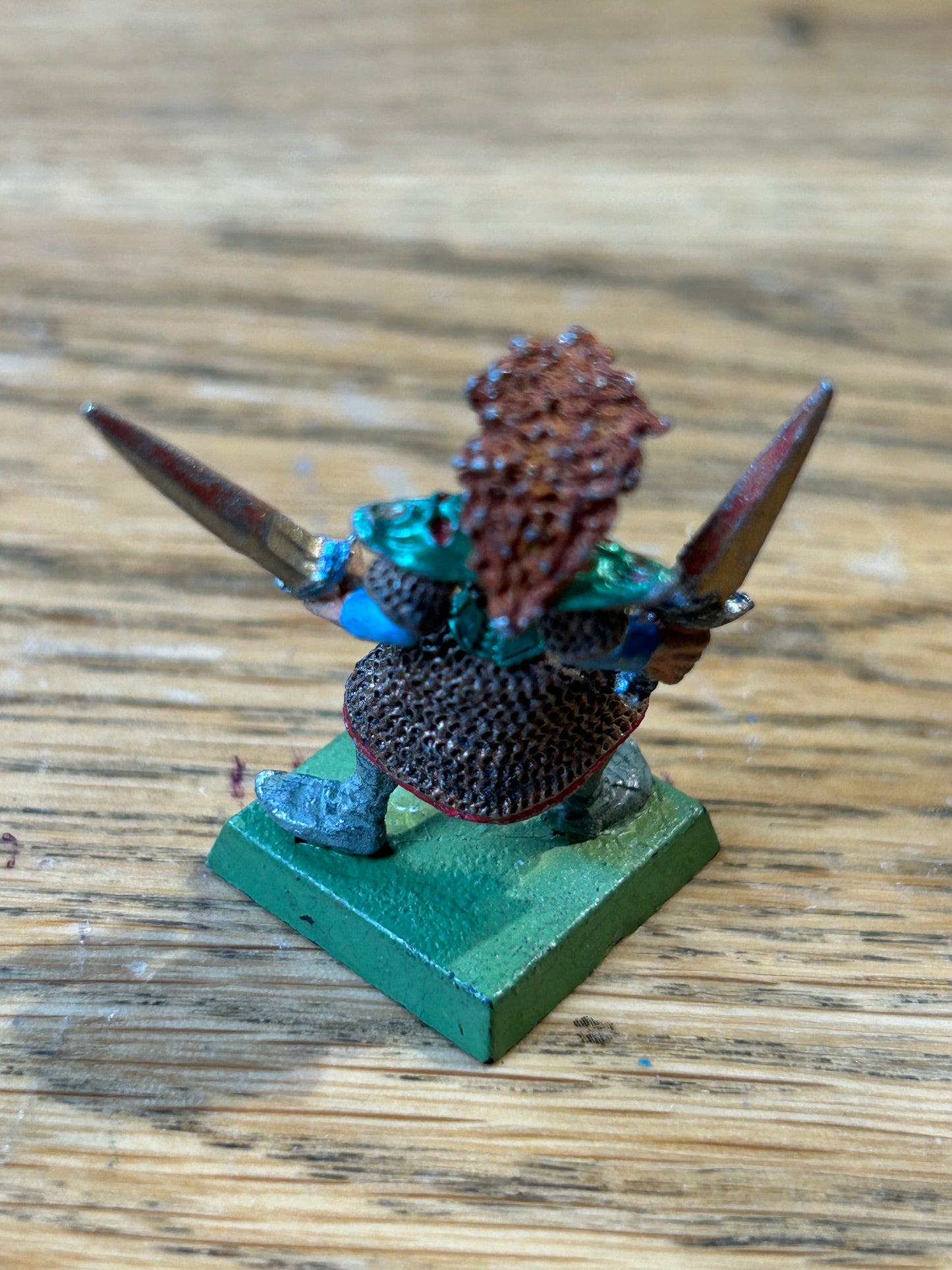 Warhammer Fantasy Marauder Dark Elf MM70/DE07 with two swords