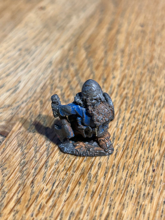 Citadel C06 Northern Dwarf Nascar Aruz / Angar Yellow Metal Miniature Pre Slotta