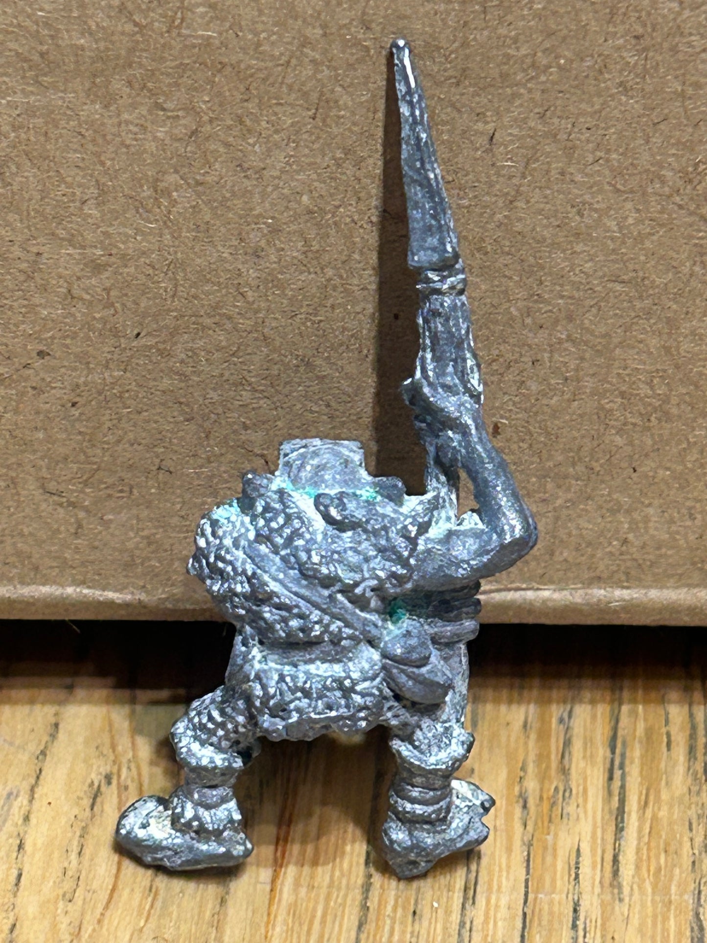Warhammer Fantasy Old World orc with spearman polearm 0503 Boldog yellow tongue