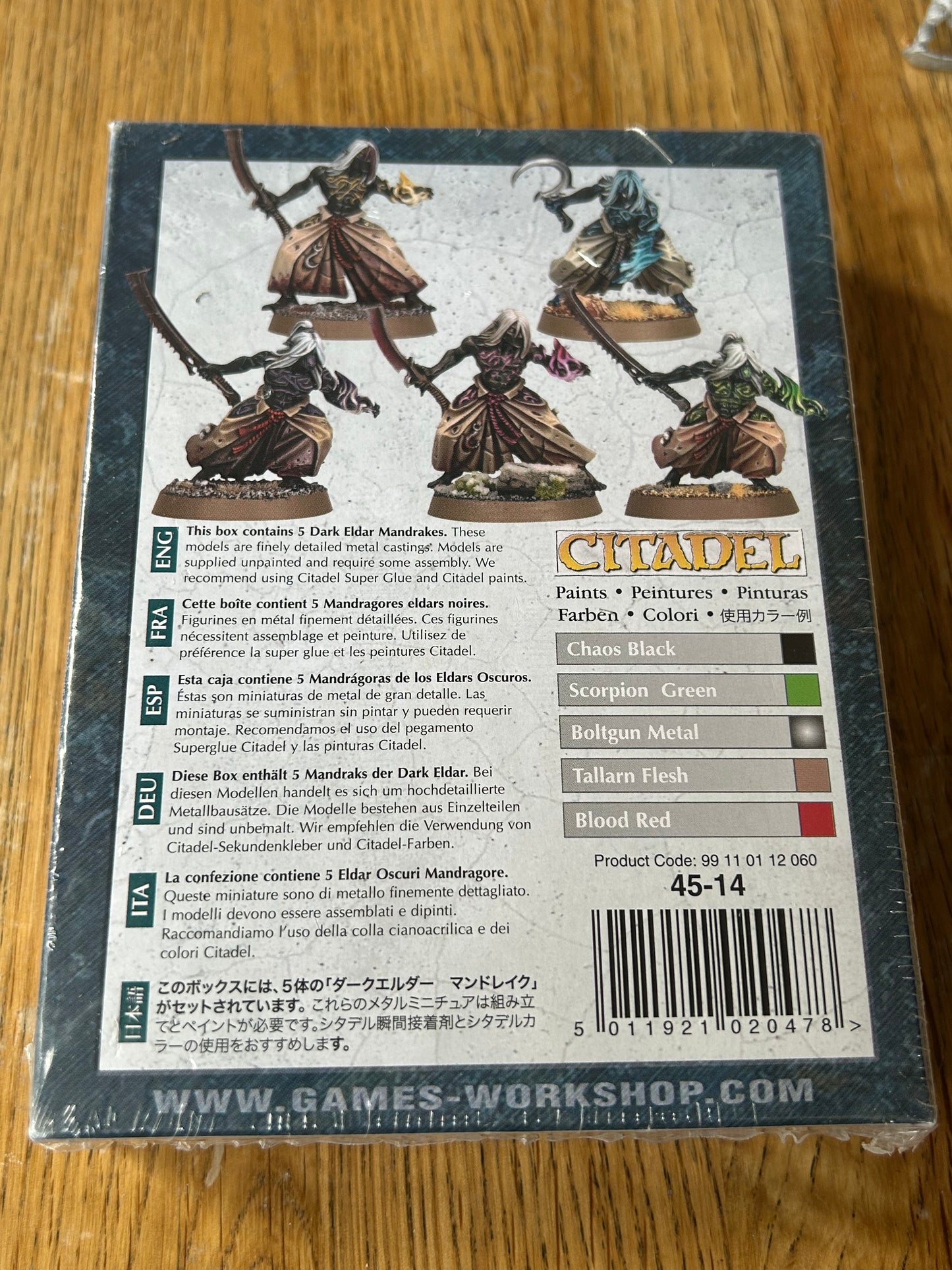 Warhammer 40k Mandrakes Drukhari Dark Eldar metal GW New Warhammer 40000 sealed box