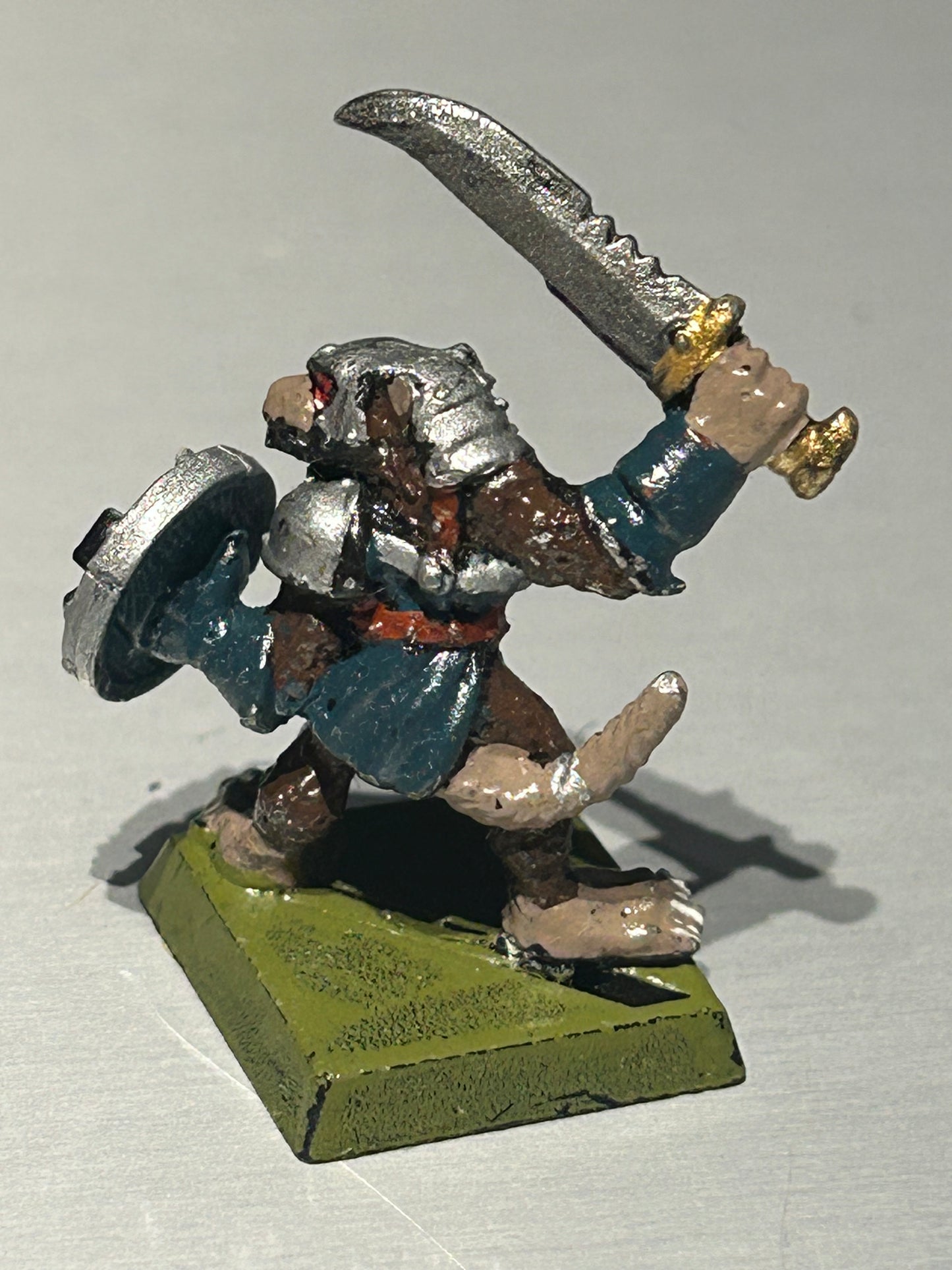 Warhammer fantasy skaven clanrat (converted from a second edition Bloodbowl skaven lineman)