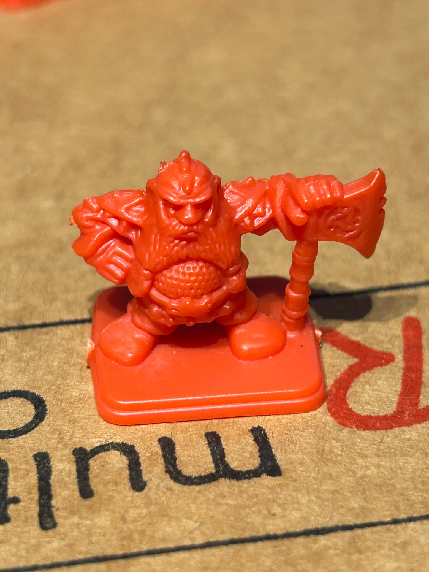 Games Workshop Citadel Hero Quest Heroquest Dwarf Character warhammer fantasy x1 (4 available, all in the brighter red version)