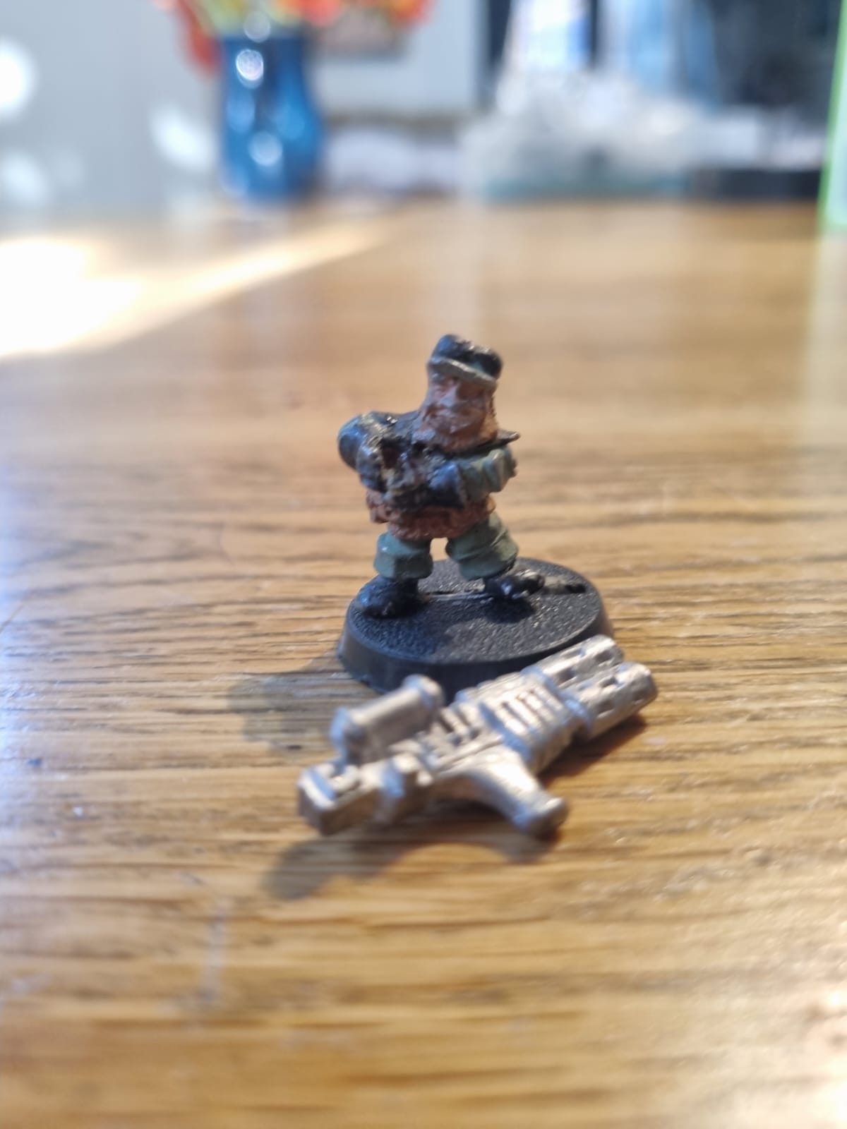 Warhammer 40k Rogue Trader Squat with heavy melta gun