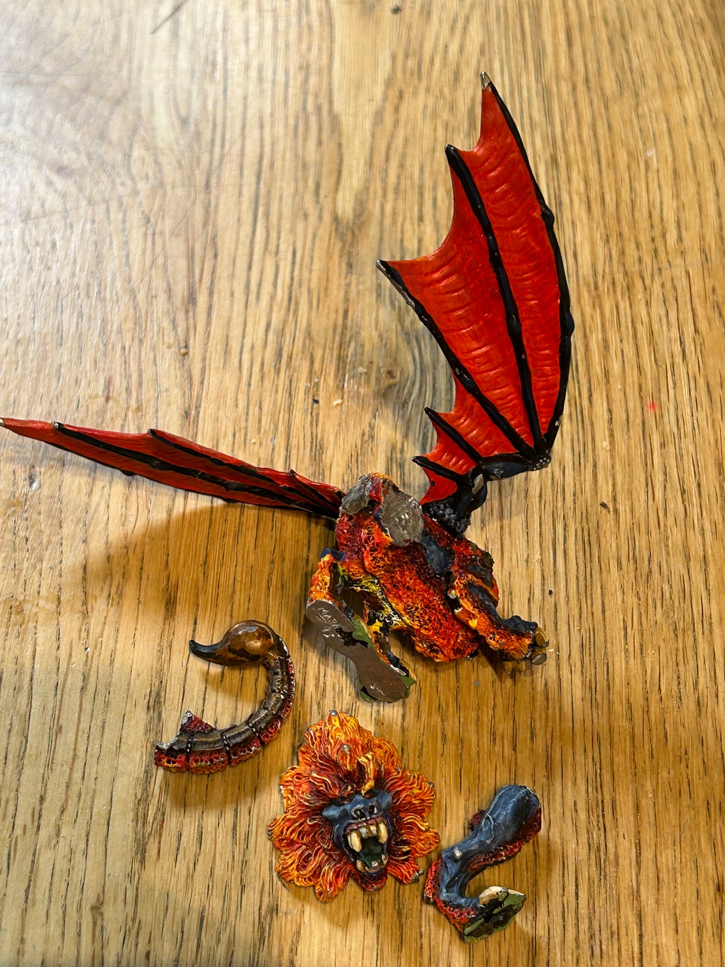 Warhammer Dieter Helsnicht’s Manticore (only the manticore) metal Citadel 1994 Warhammer warriors of chaos beastmen