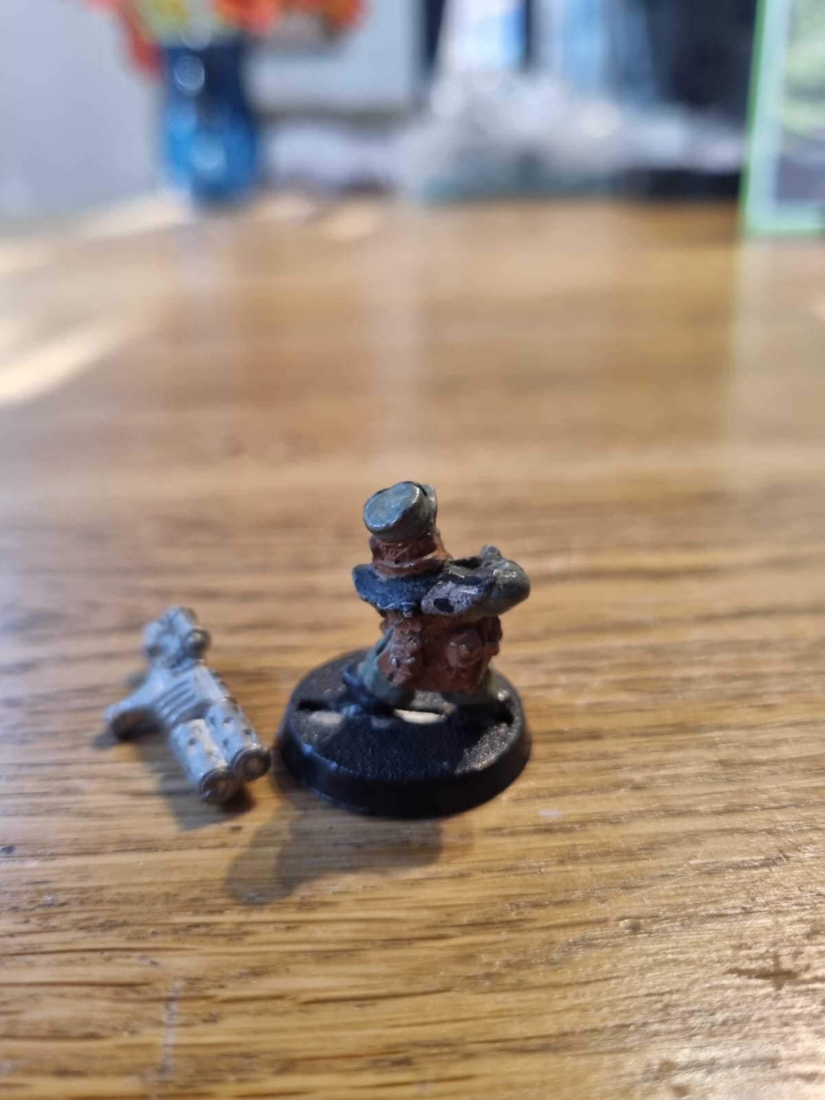 Warhammer 40k Rogue Trader Squat with heavy melta gun