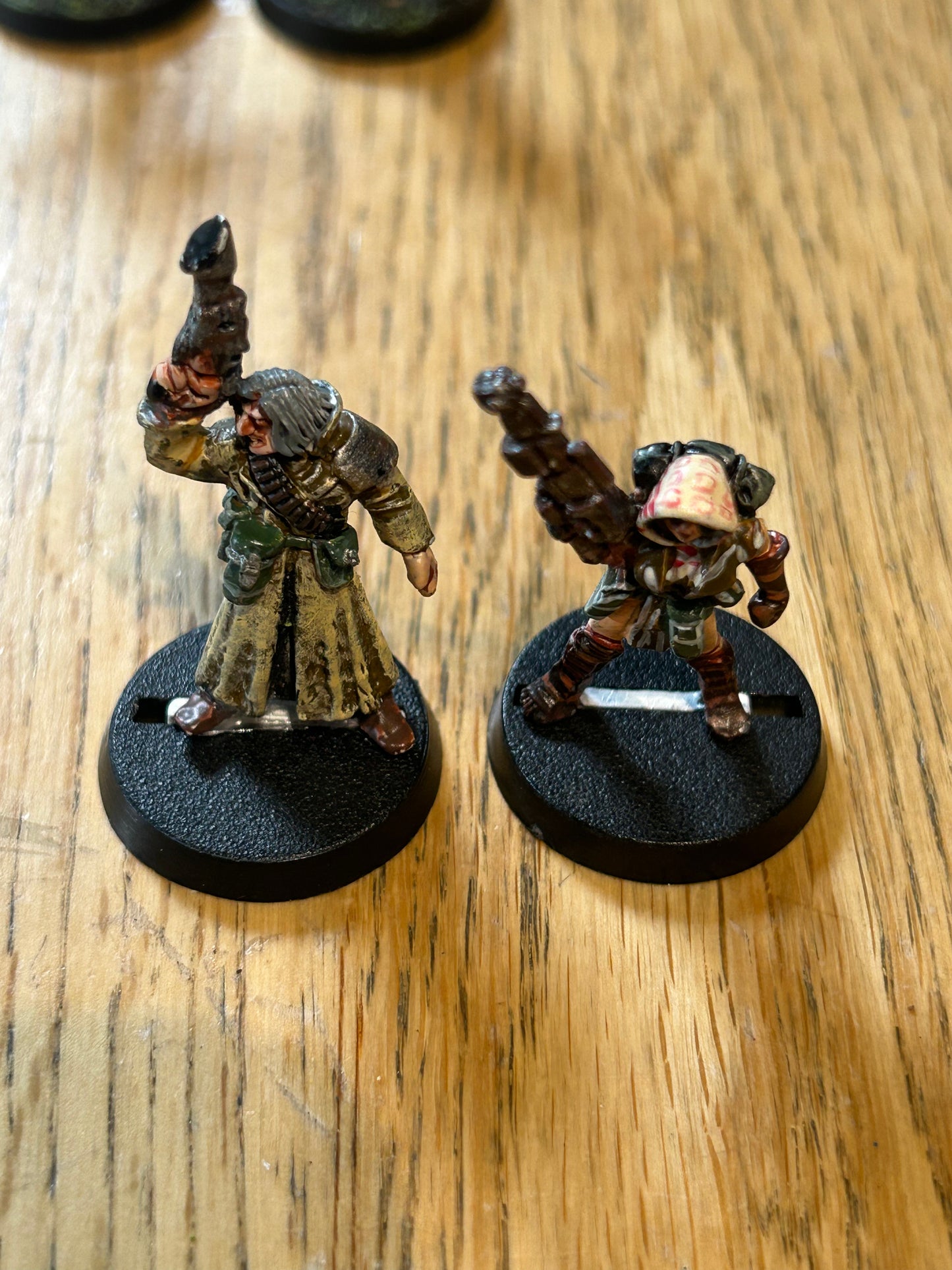 EM4 miniatures chequer gangers x2 great for necromunda or stargrave