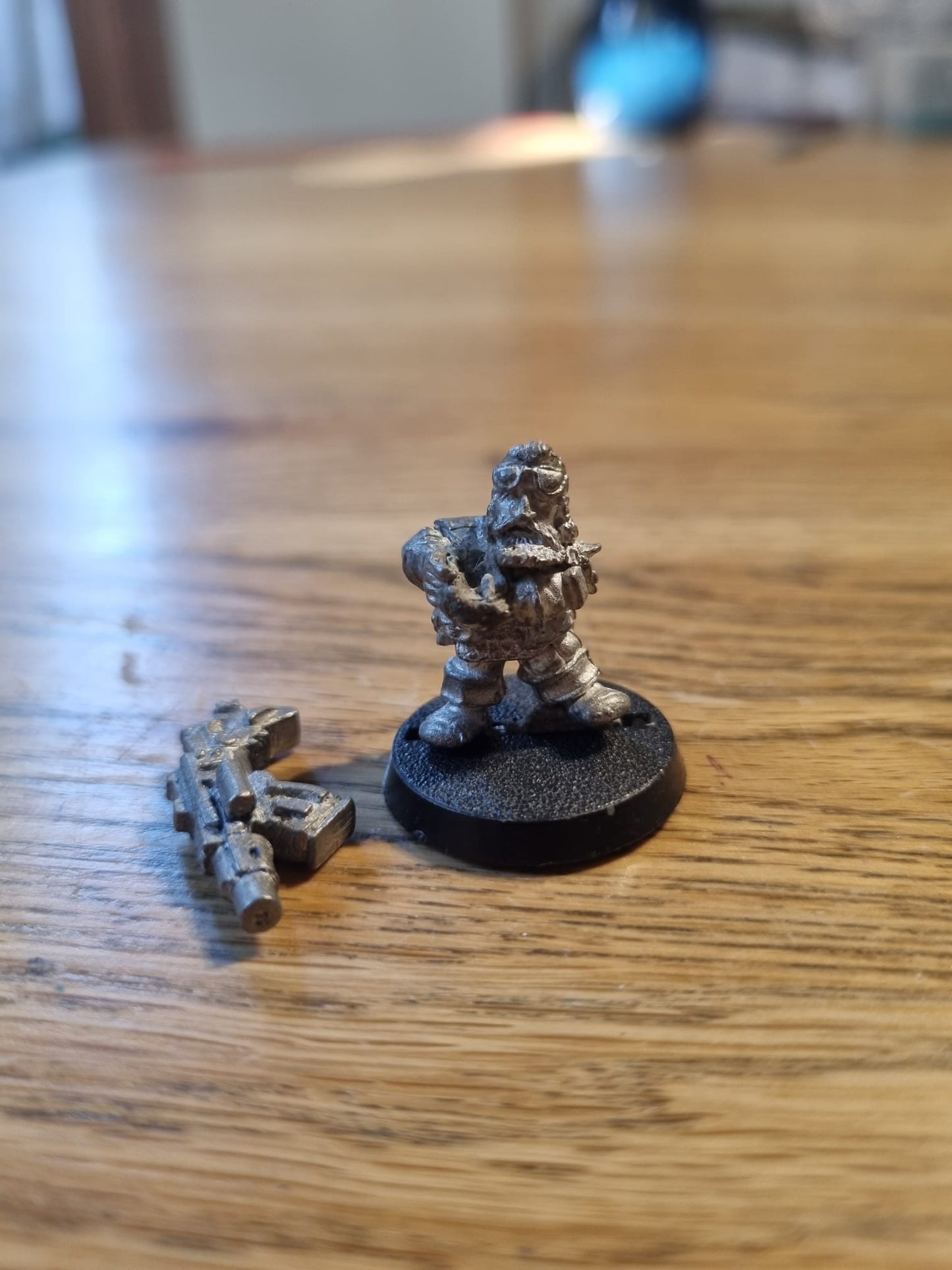 Warhammer 40k Rogue Trader Squat with heavy bolter
