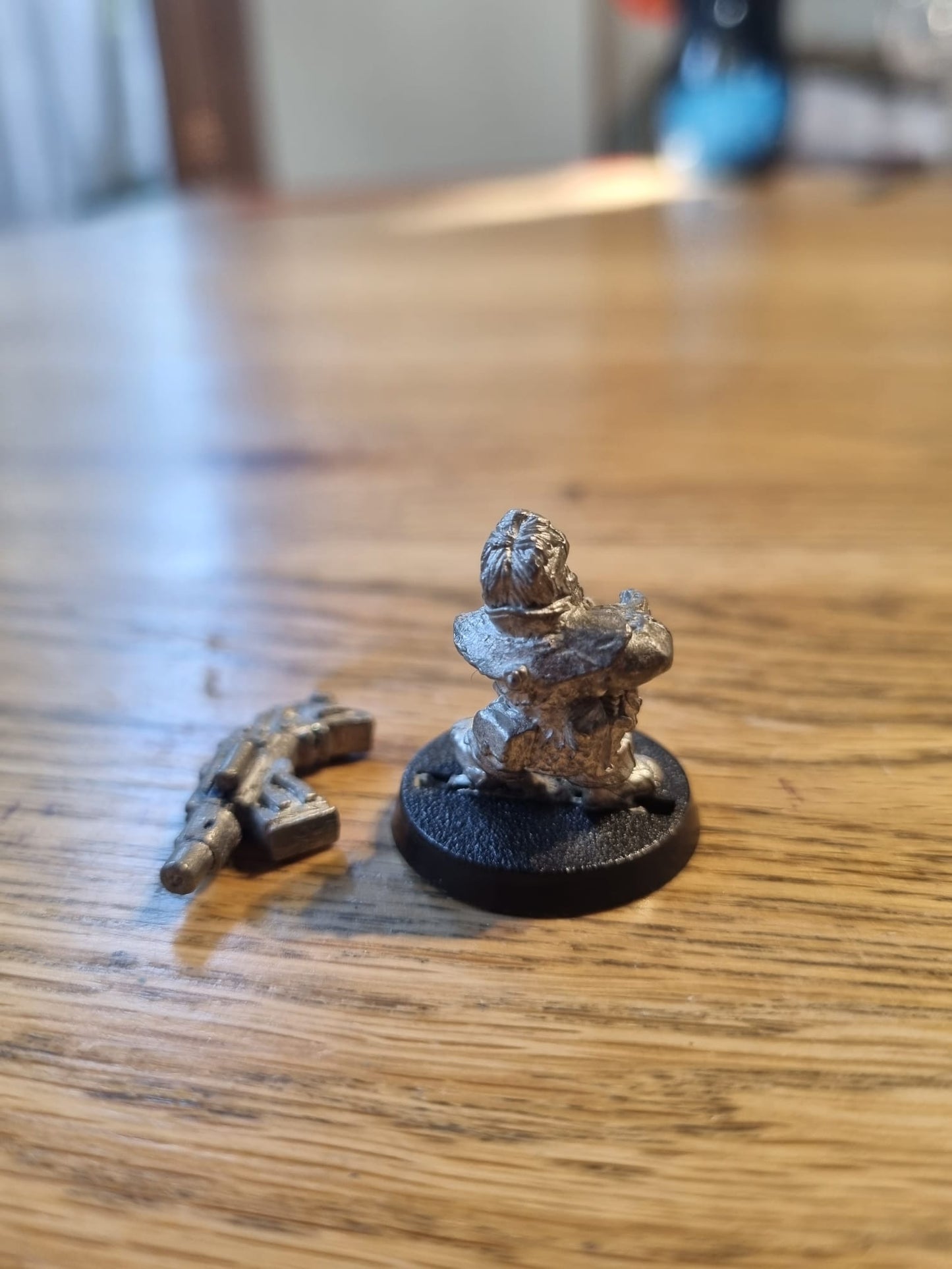 Warhammer 40k Rogue Trader Squat with heavy bolter