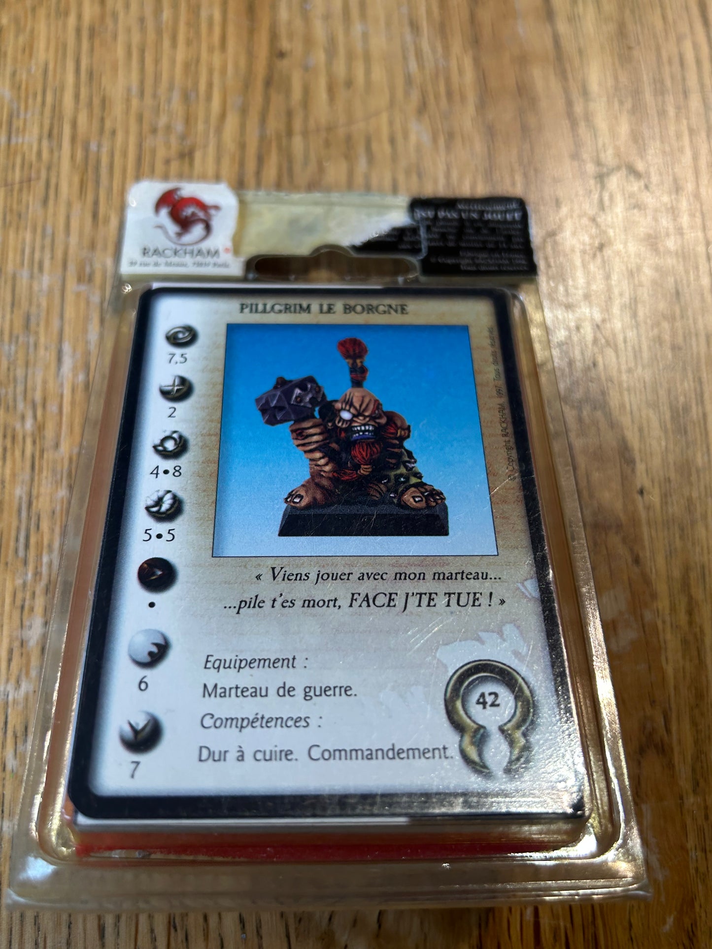 Rackham Confrontation - Pillgrim The One-Eyed - Nach01 - Miniature - Rackham