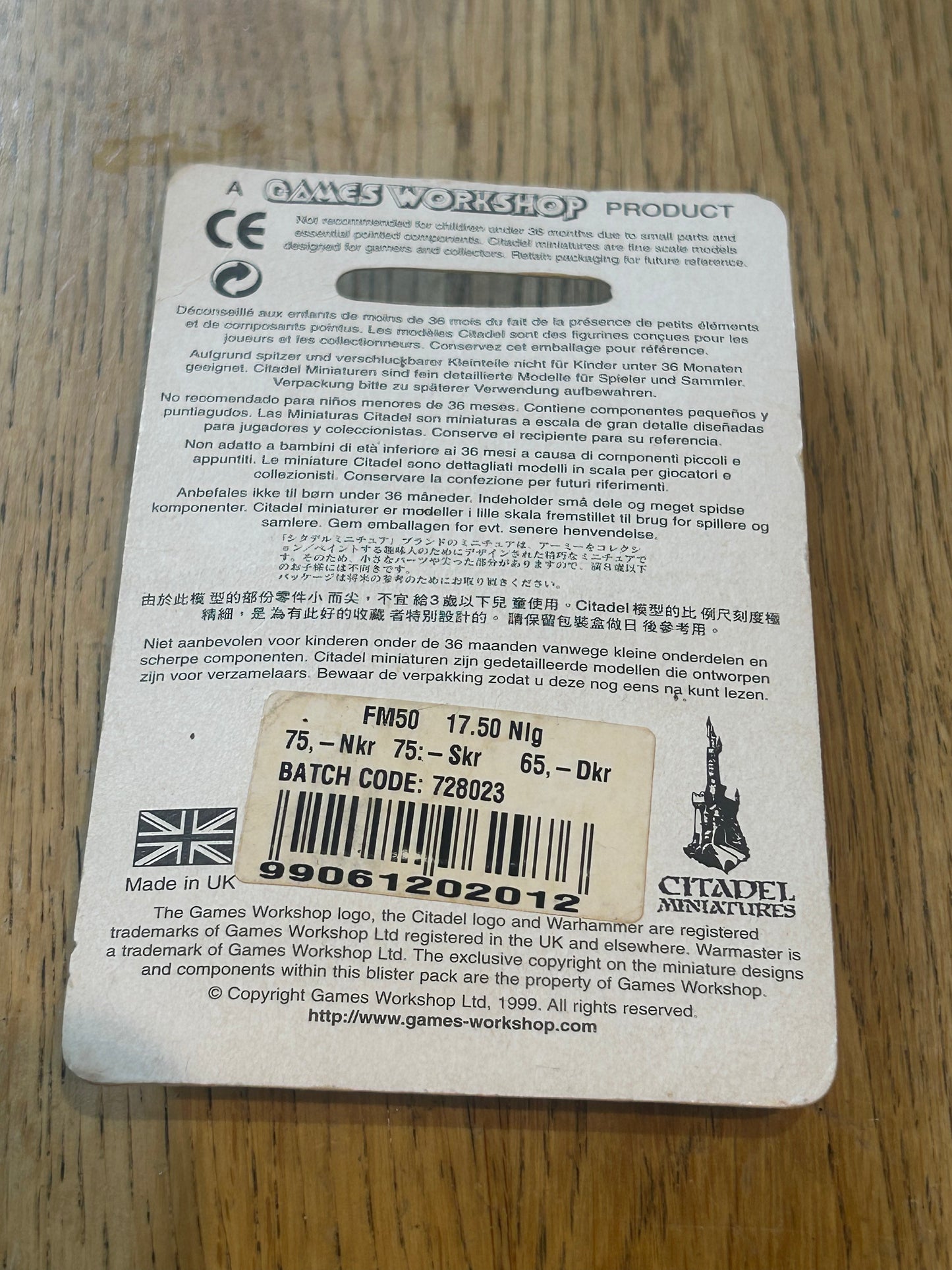 Metal Empire Hero on Griffon Sigmar sealed Blister - OOP - Warmaster Warhammer