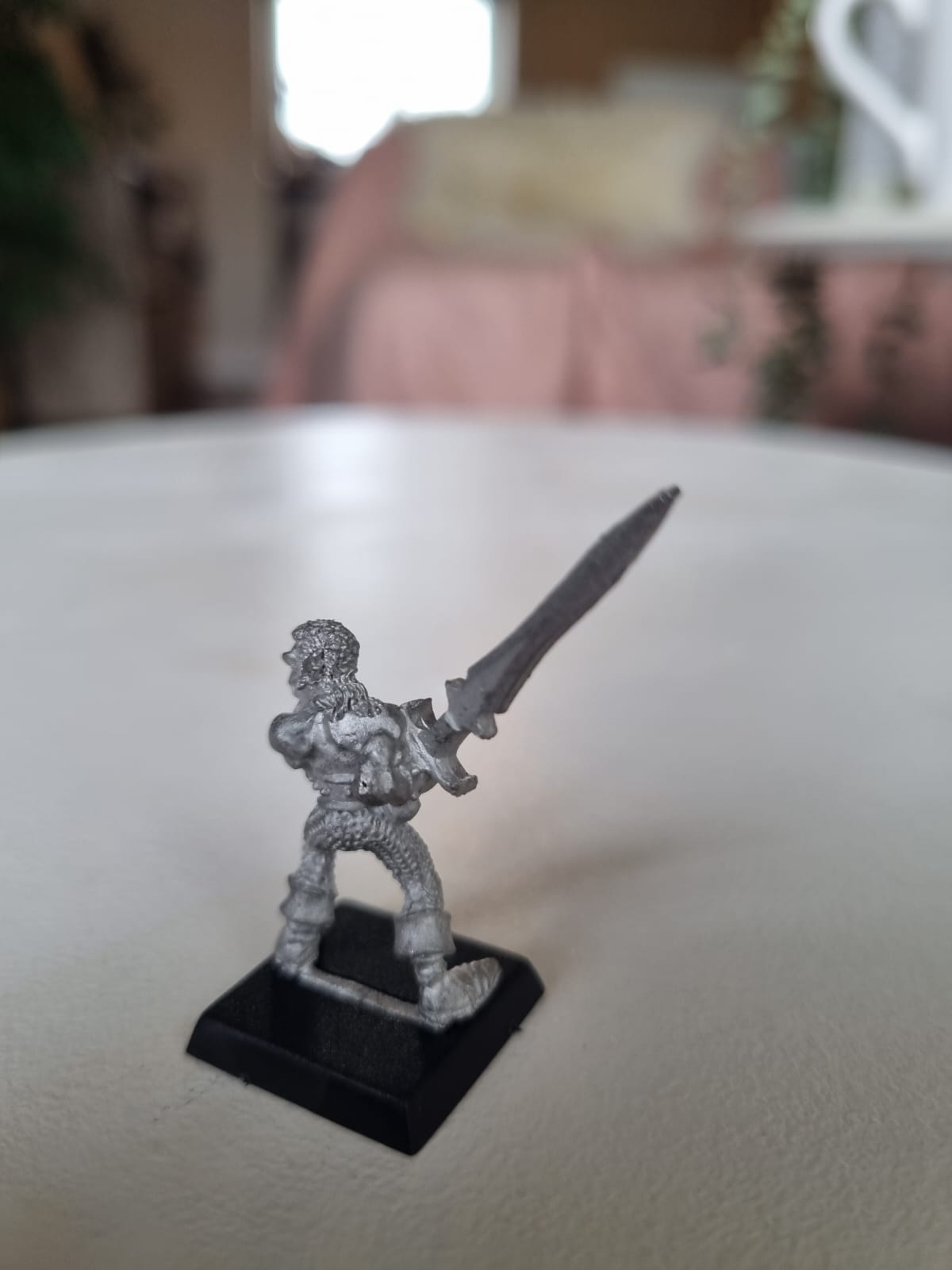 Warhammer Citadel Metal WOOD ELF ELF5 WARDANCER 1989 EDLAGIL double handed sword (2 available)