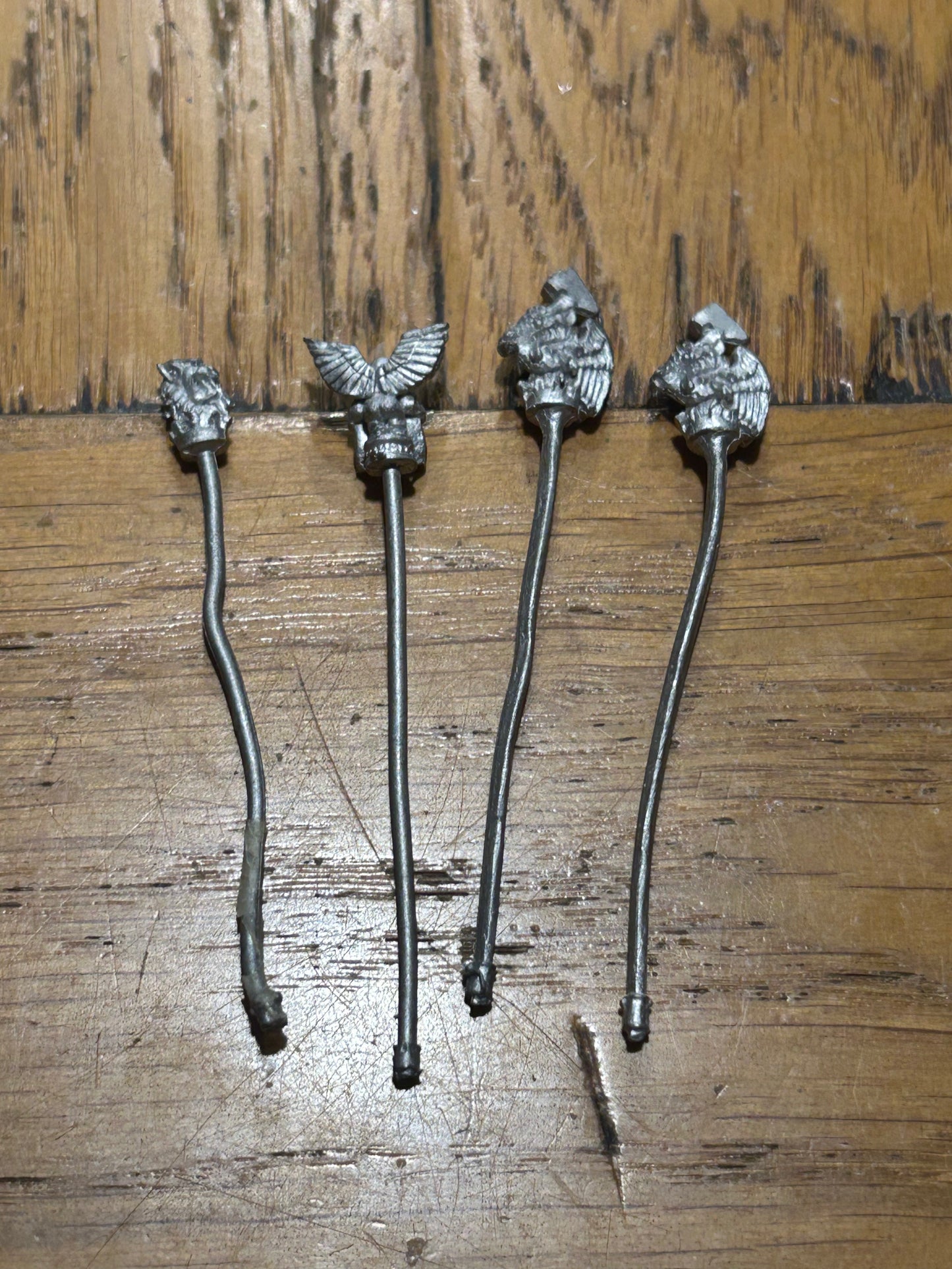 Empire war alter banner poles x4 Warhammer Fantasy
