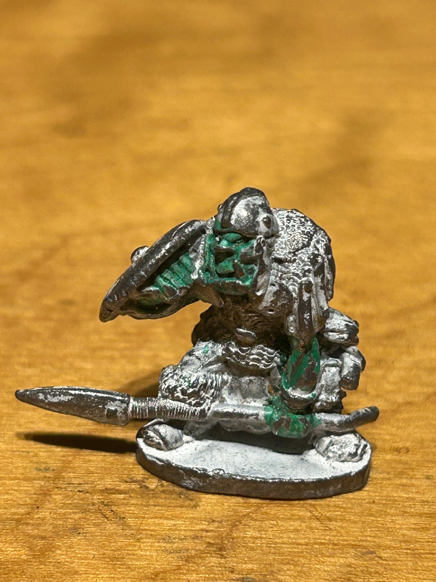 Fantasy warriors orc with polearm grenadier models