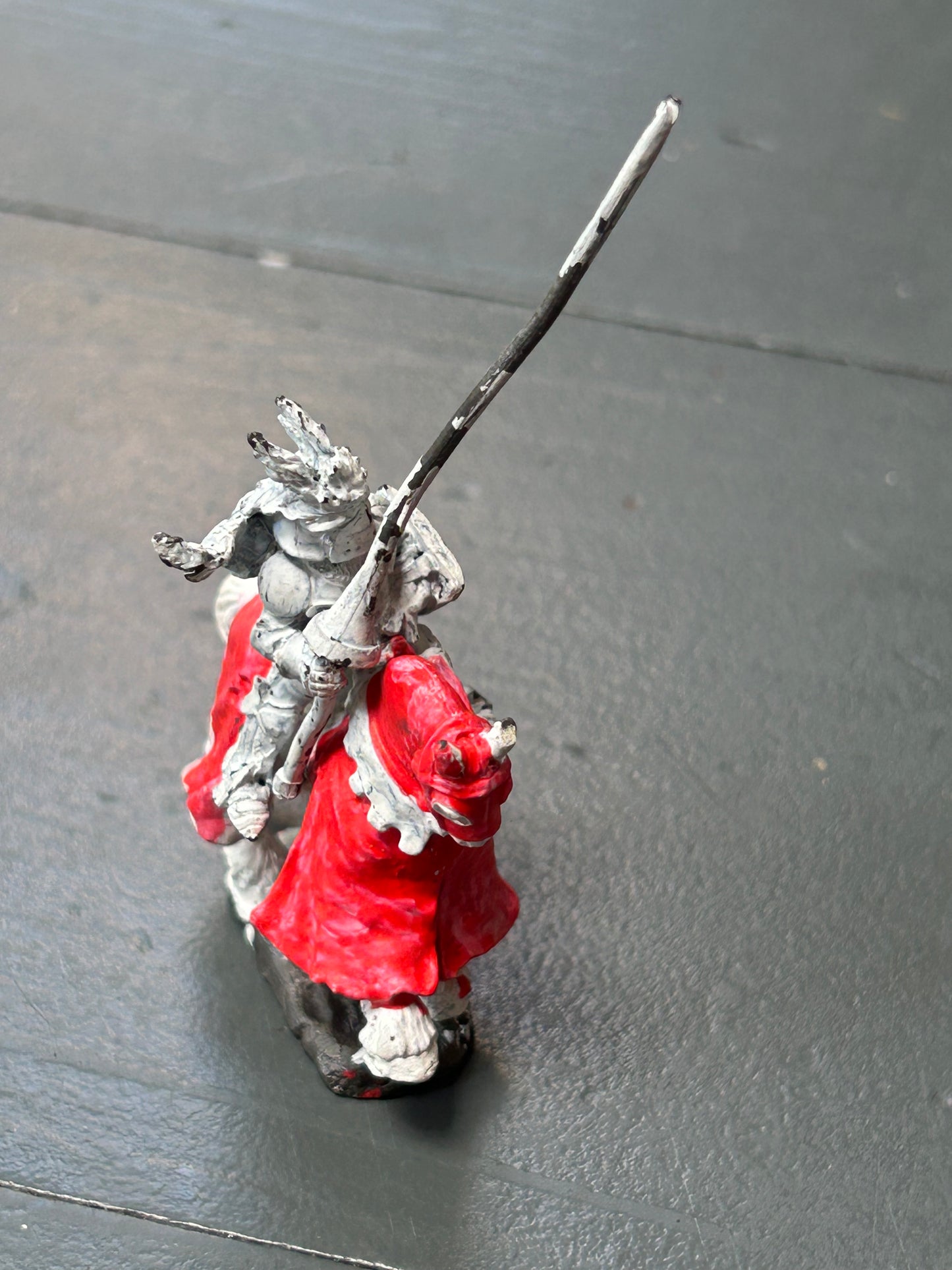 Citadel Warhammer 80s pre-slotta Lone Wolf Giak Attack Sir Pelethor Mounted with lance
