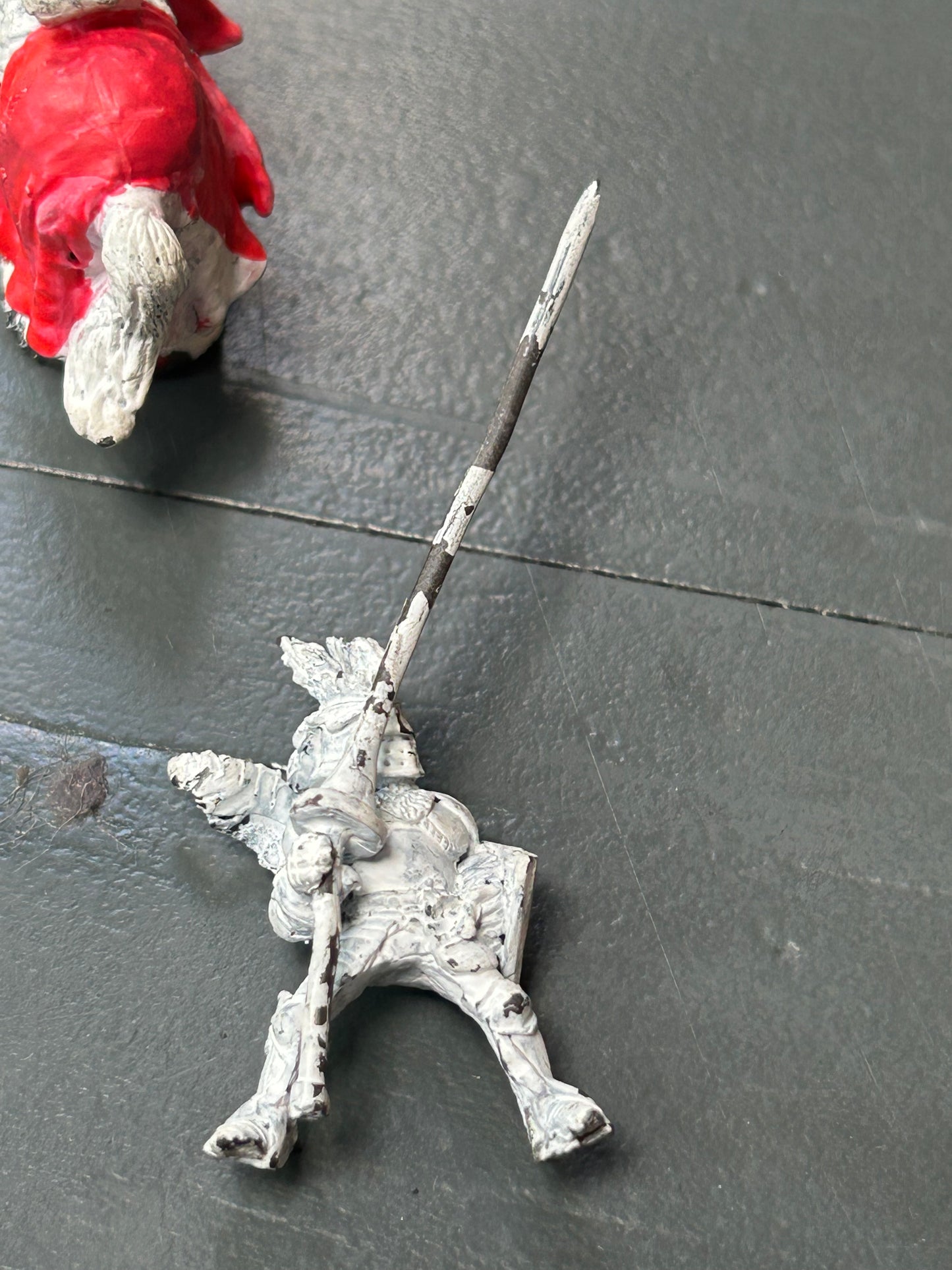 Citadel Warhammer 80s pre-slotta Lone Wolf Giak Attack Sir Pelethor Mounted with lance