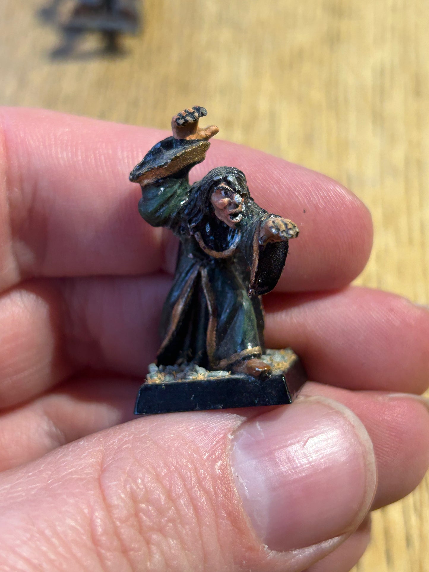 Warhammer fantasy empire C02 Wizard "Alun Loose Tongue" 1987 Metal
