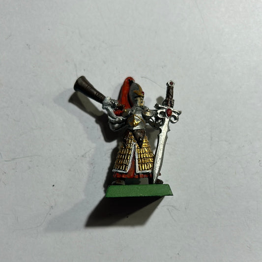 Warhammer fantasy old world metal High Elves Swordmaster Of Hoeth high elf musician