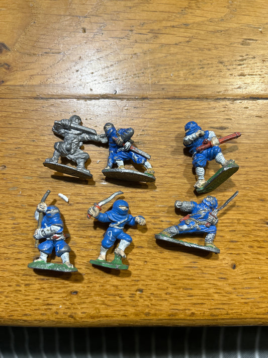 Warhammer fantasy proxy Nippon ninjas (I believe these are all old Dixon ones but I’m not totally sure)