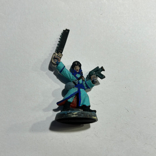 Warhammer 40k  Imperial Guard Valhallan Sergeant with Chainsword