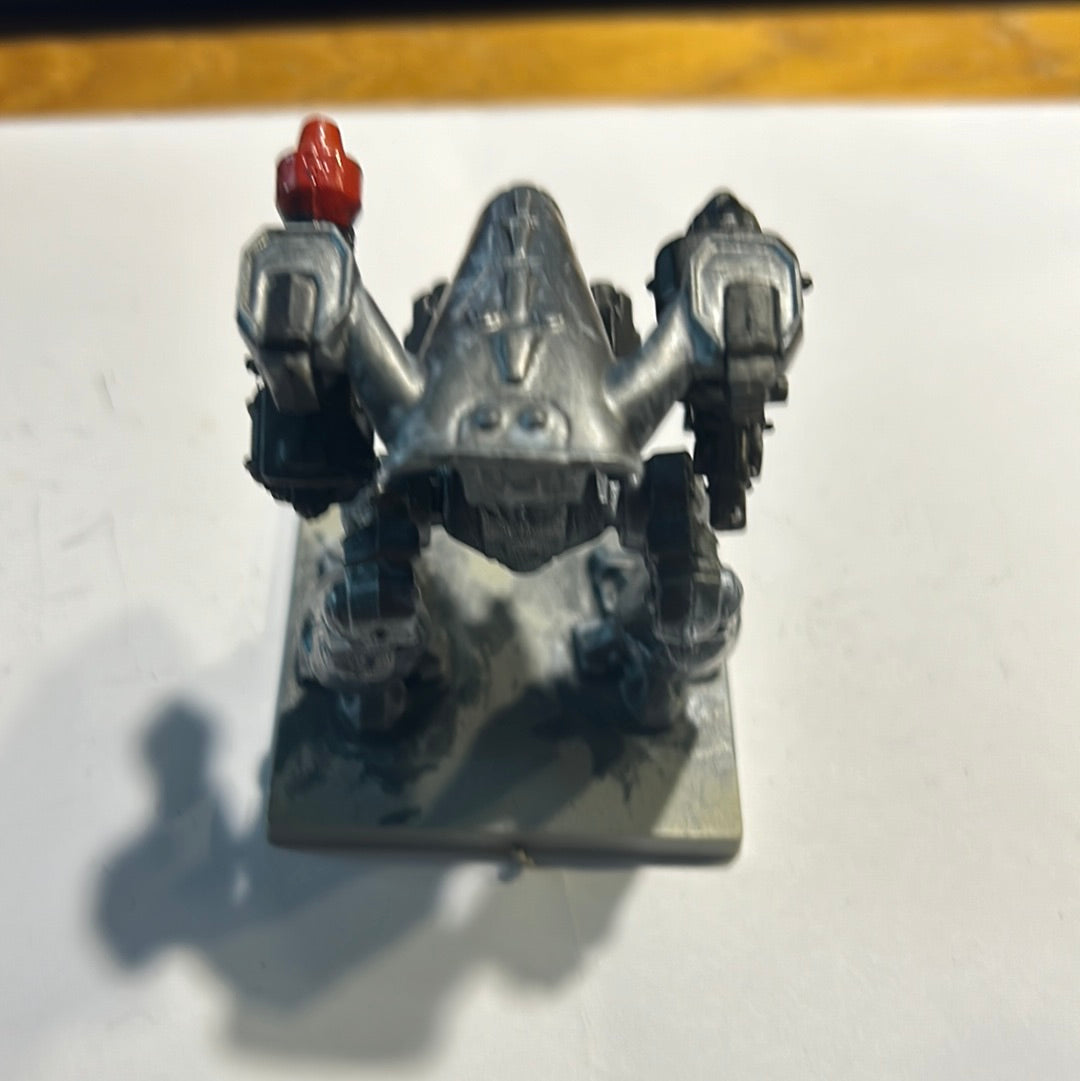 Warhammer 40k Space Crusade chaos Dreadnought with two guns (missing the spare gun)