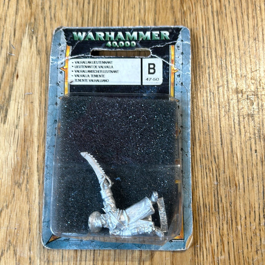 Metal Valhallan Lieutenant Commander Imperial Guard - Warhammer 40K SEALED blister