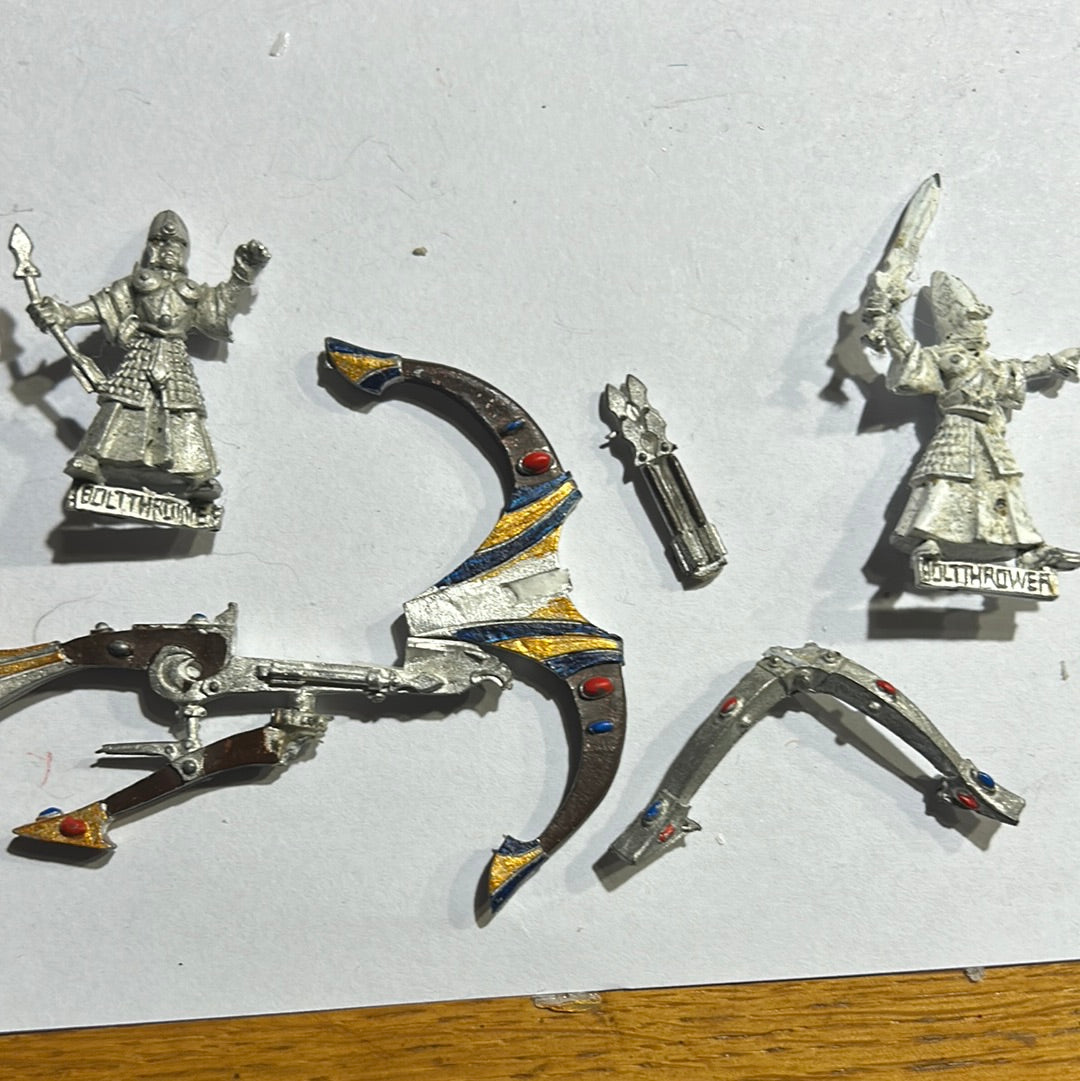 Warhammer Fantasy Old World High Elf Bolt thrower (no winches).