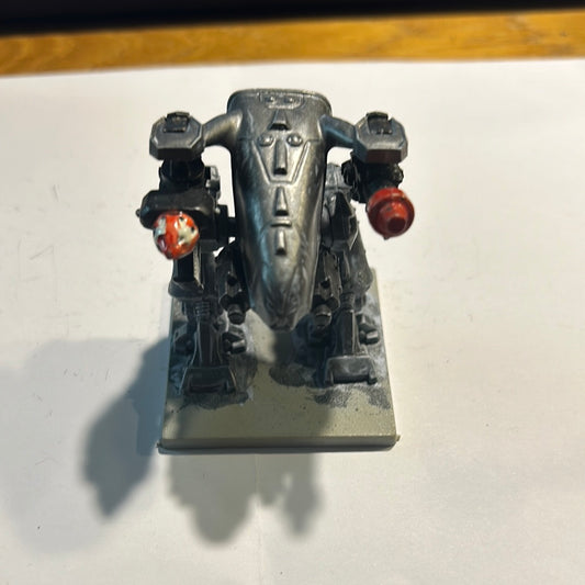 Warhammer 40k Space Crusade chaos Dreadnought with two guns (missing the spare gun)