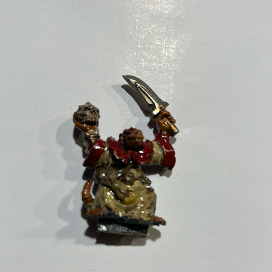 Warhammer fantasy marauder miniatures skaven warlock no back banner